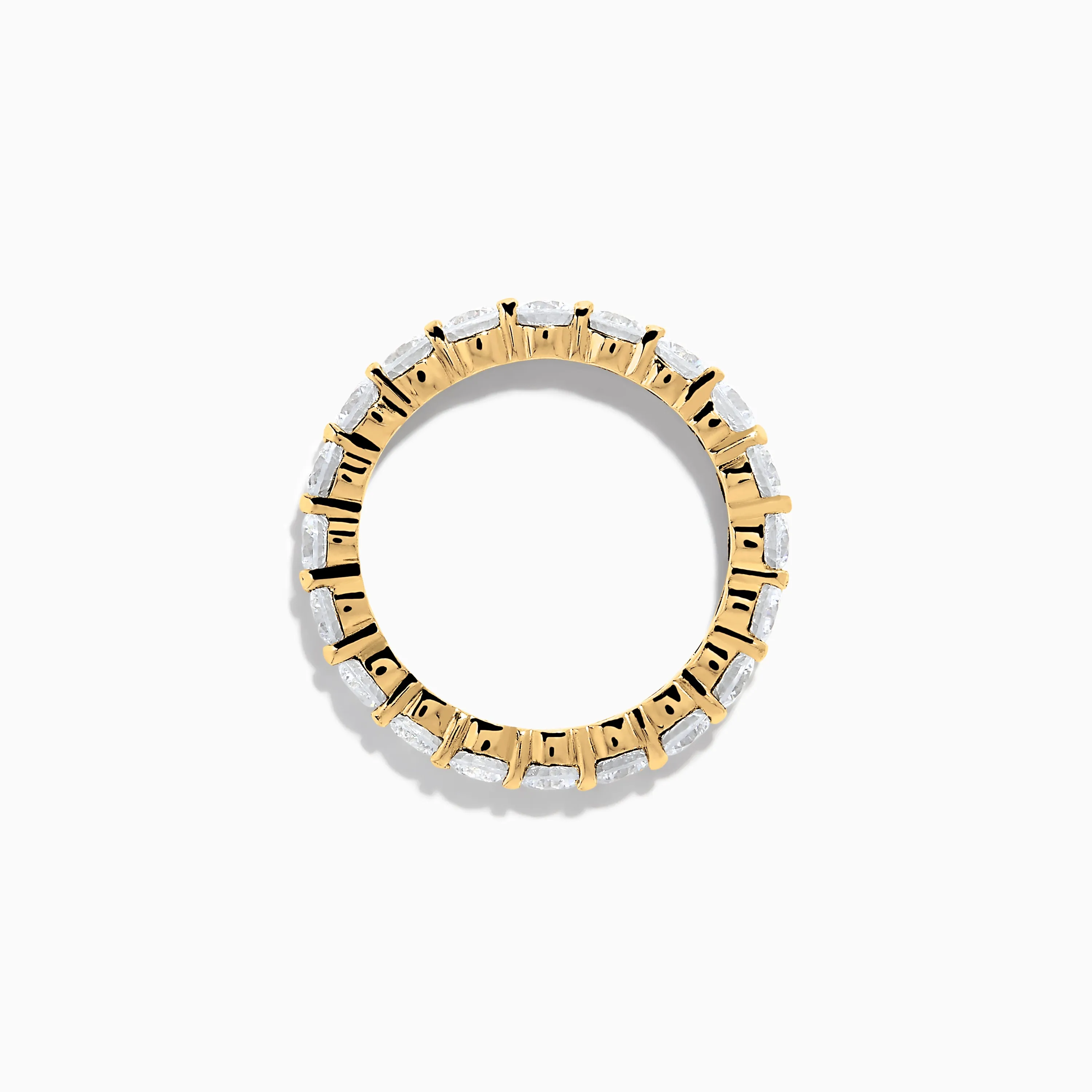 14K Yellow Gold Prong Set Diamond Eternity Band, 3.00 TCW sold by Effy product image thumbnail 3