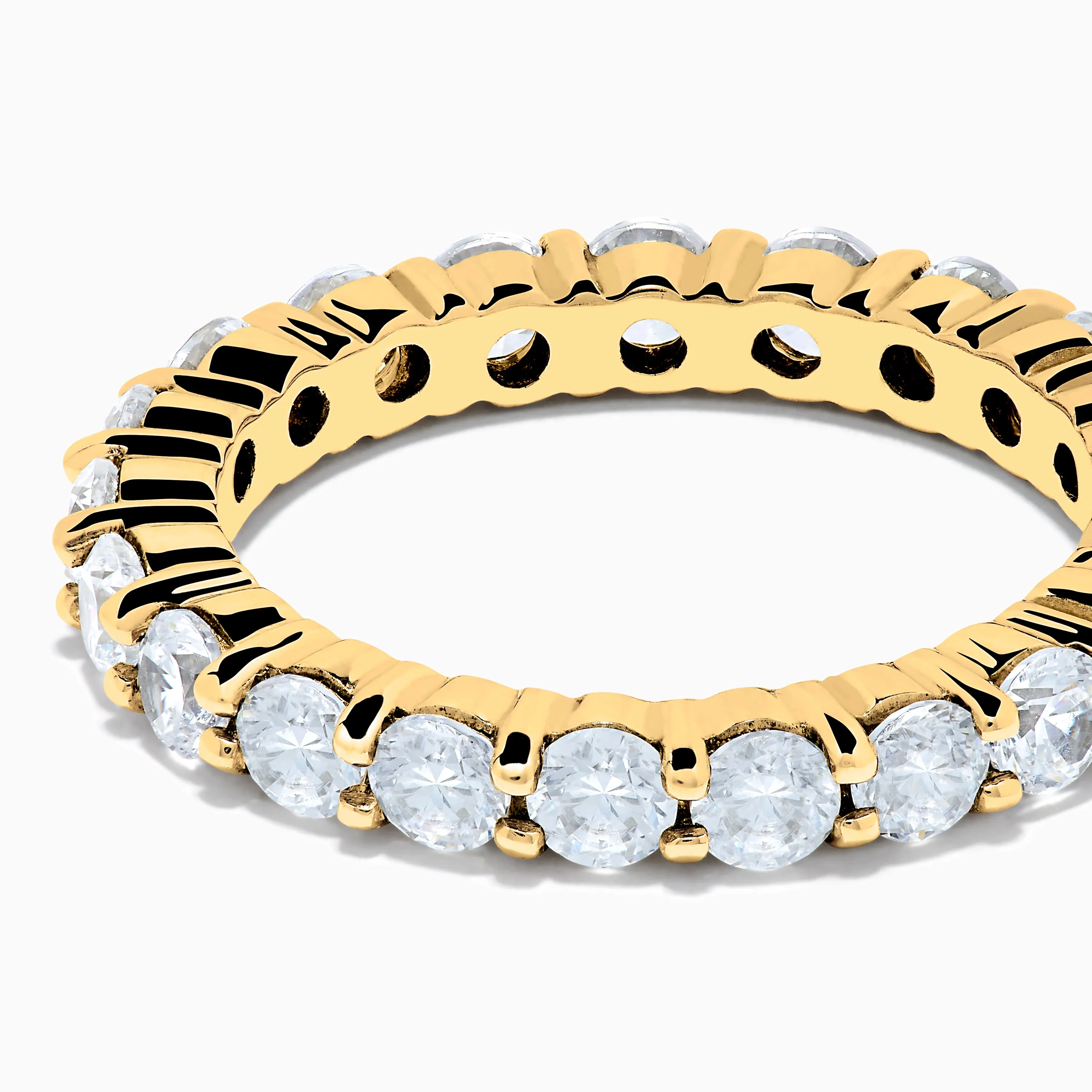 14K Yellow Gold Prong Set Diamond Eternity Band, 2.00 TCW sold by Effy product image thumbnail 2