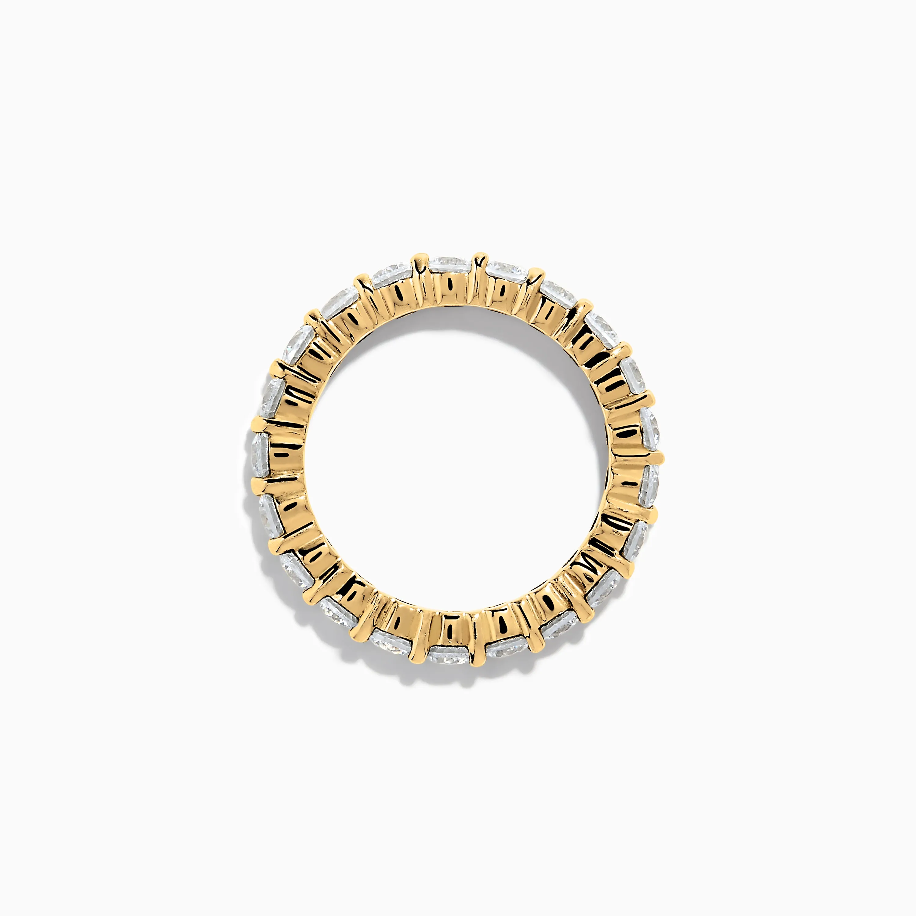 14K Yellow Gold Prong Set Diamond Eternity Band, 2.00 TCW sold by Effy product image thumbnail 3