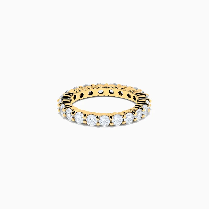 14K Yellow Gold Prong Set Diamond Eternity Band, 2.00 TCW sold by Effy