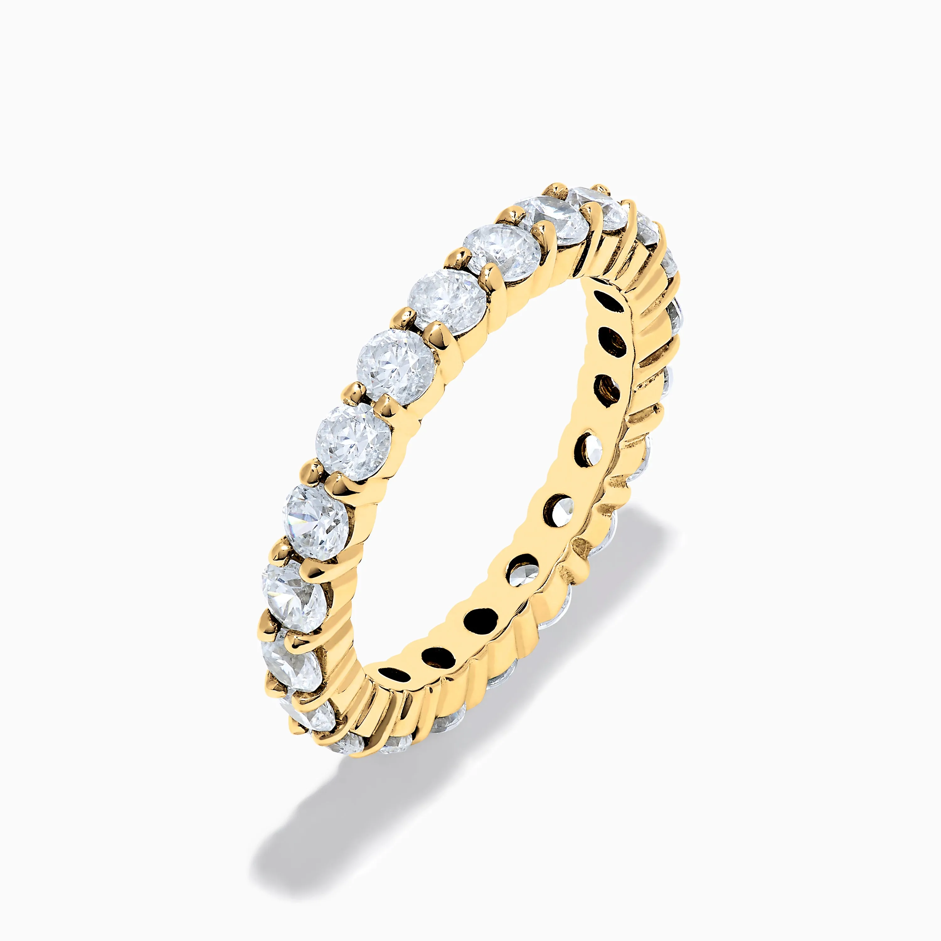 14K Yellow Gold Prong Set Diamond Eternity Band, 2.00 TCW sold by Effy product image thumbnail 4