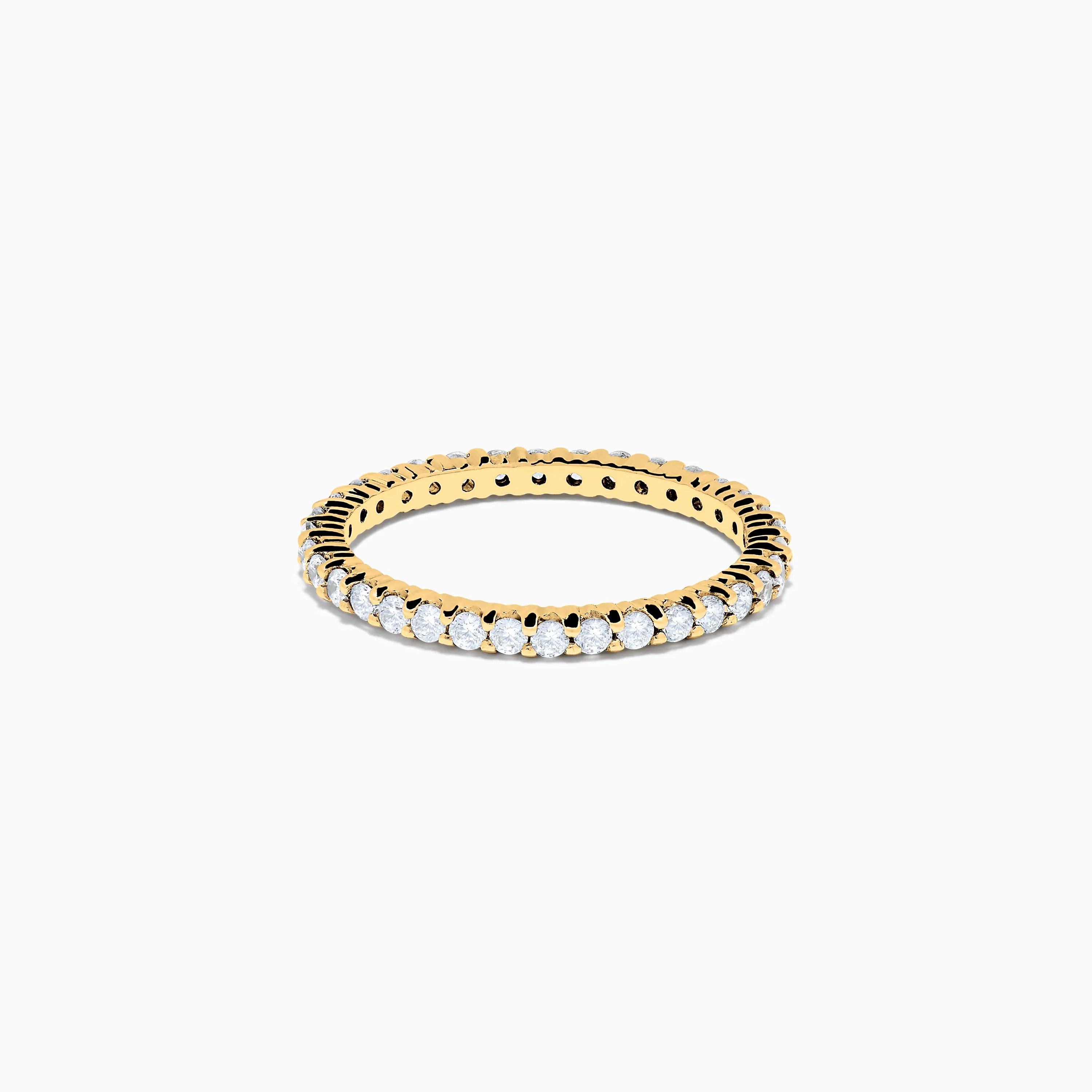 14K Yellow Gold Prong Set Diamond Eternity Band, 0.50 TCW sold by Effy