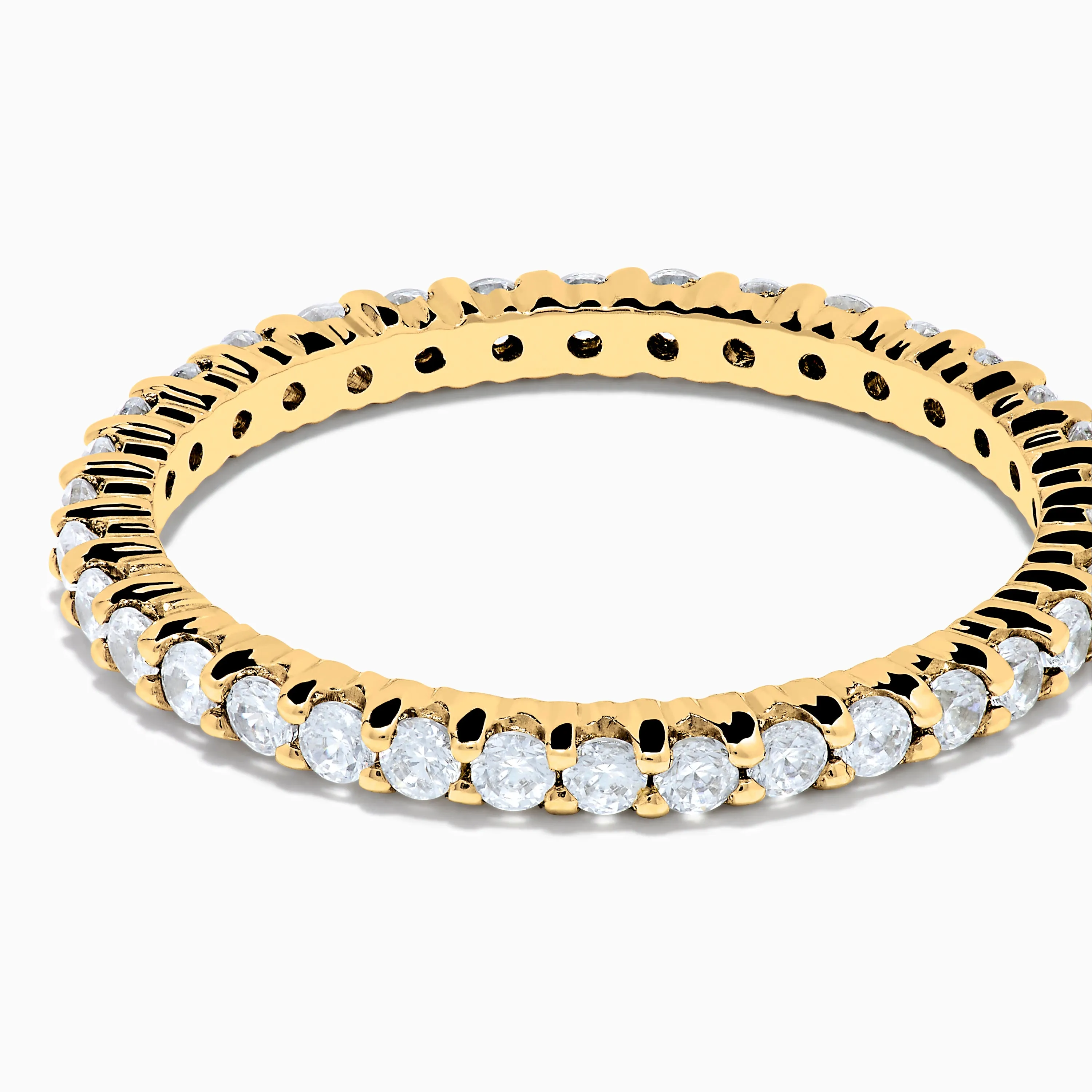 14K Yellow Gold Prong Set Diamond Eternity Band, 0.50 TCW sold by Effy product image thumbnail 2