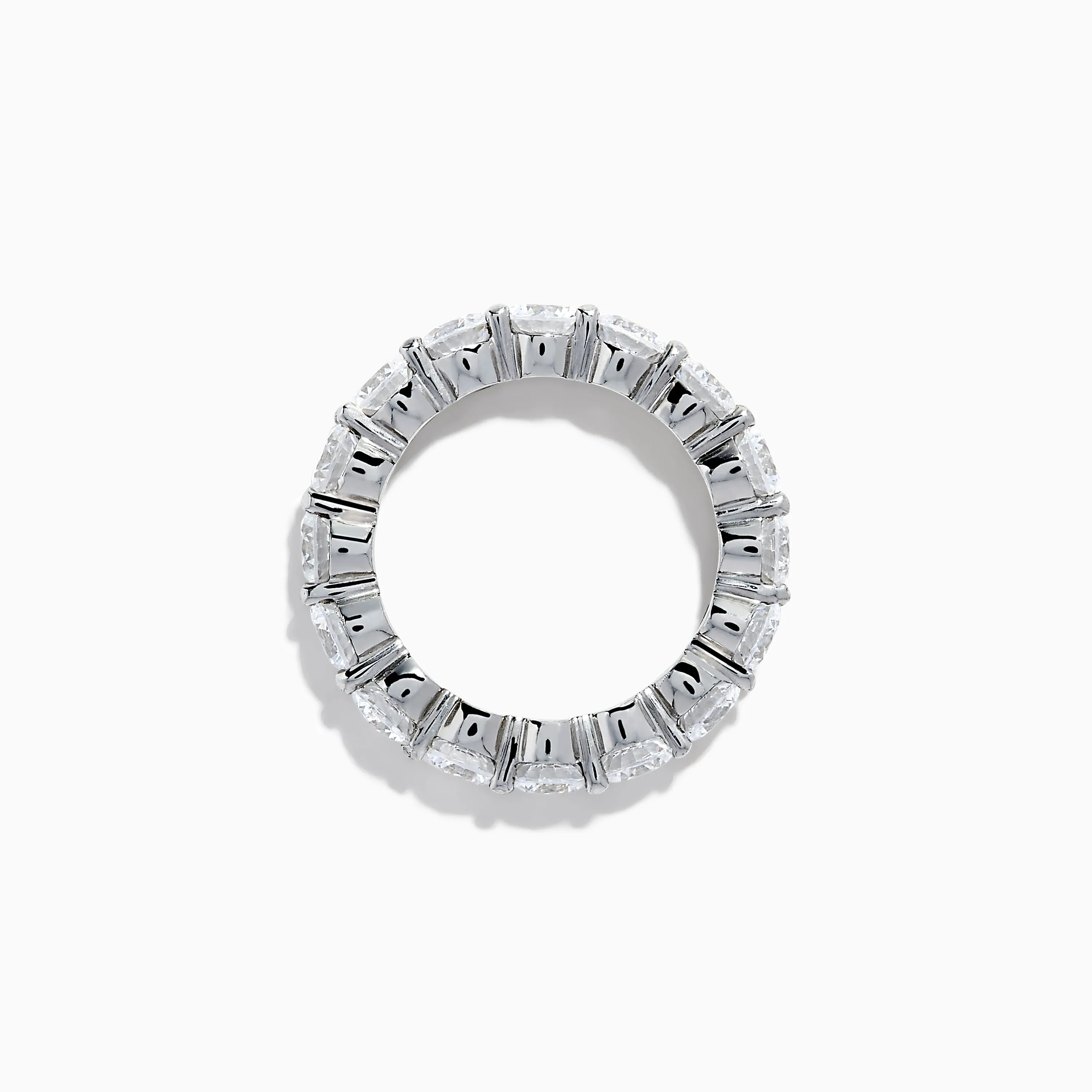 14K White Gold Prong Set Diamond Eternity Band, 5.00 TCW sold by Effy product image thumbnail 3