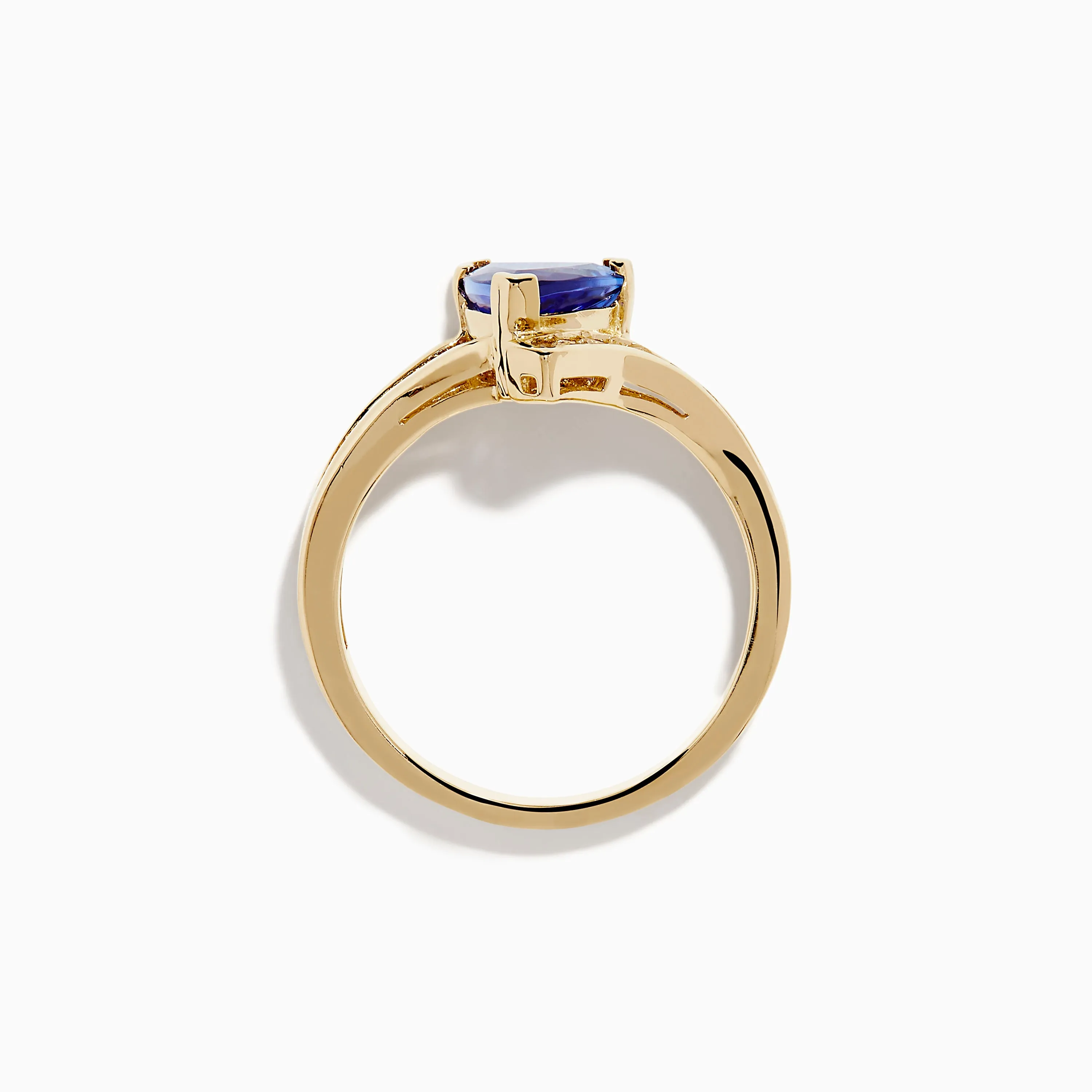 Nahla 14K Yellow Gold Tanzanite and Diamond Ring sold by Effy product image thumbnail 3
