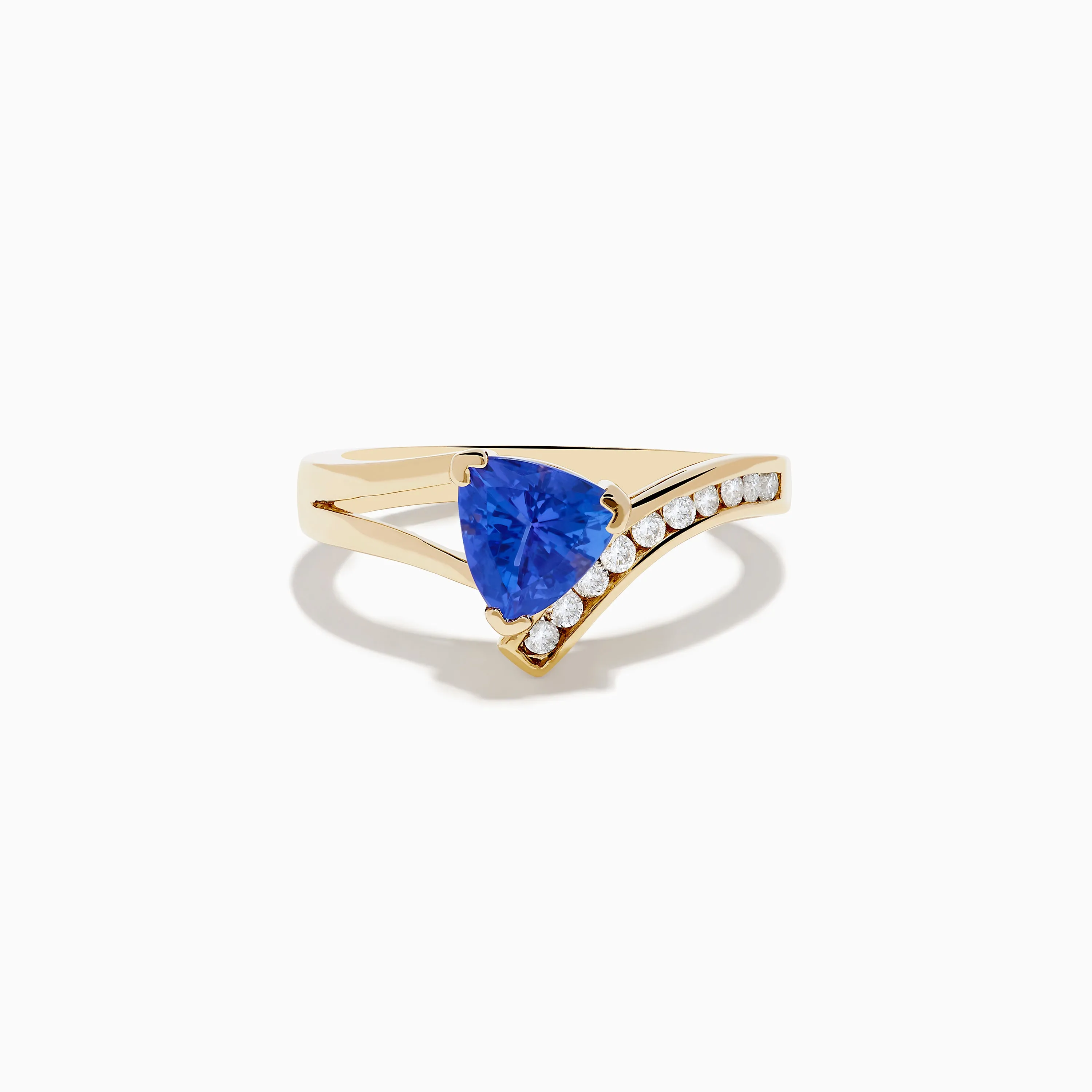Nahla 14K Yellow Gold Tanzanite and Diamond Ring sold by Effy