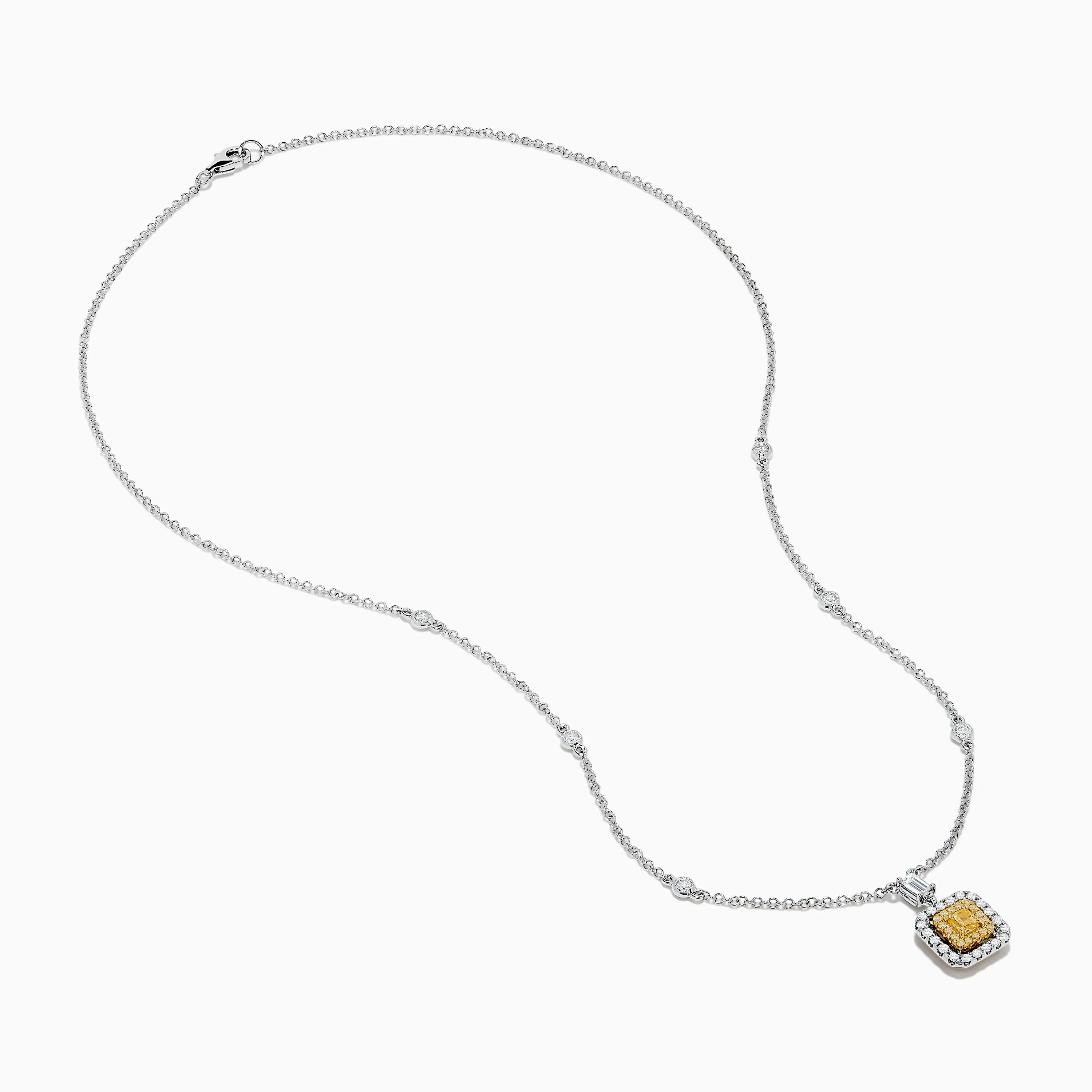 Canare 18K Two Tone Gold White and Yellow Diamond Necklace sold by Effy product image thumbnail 2