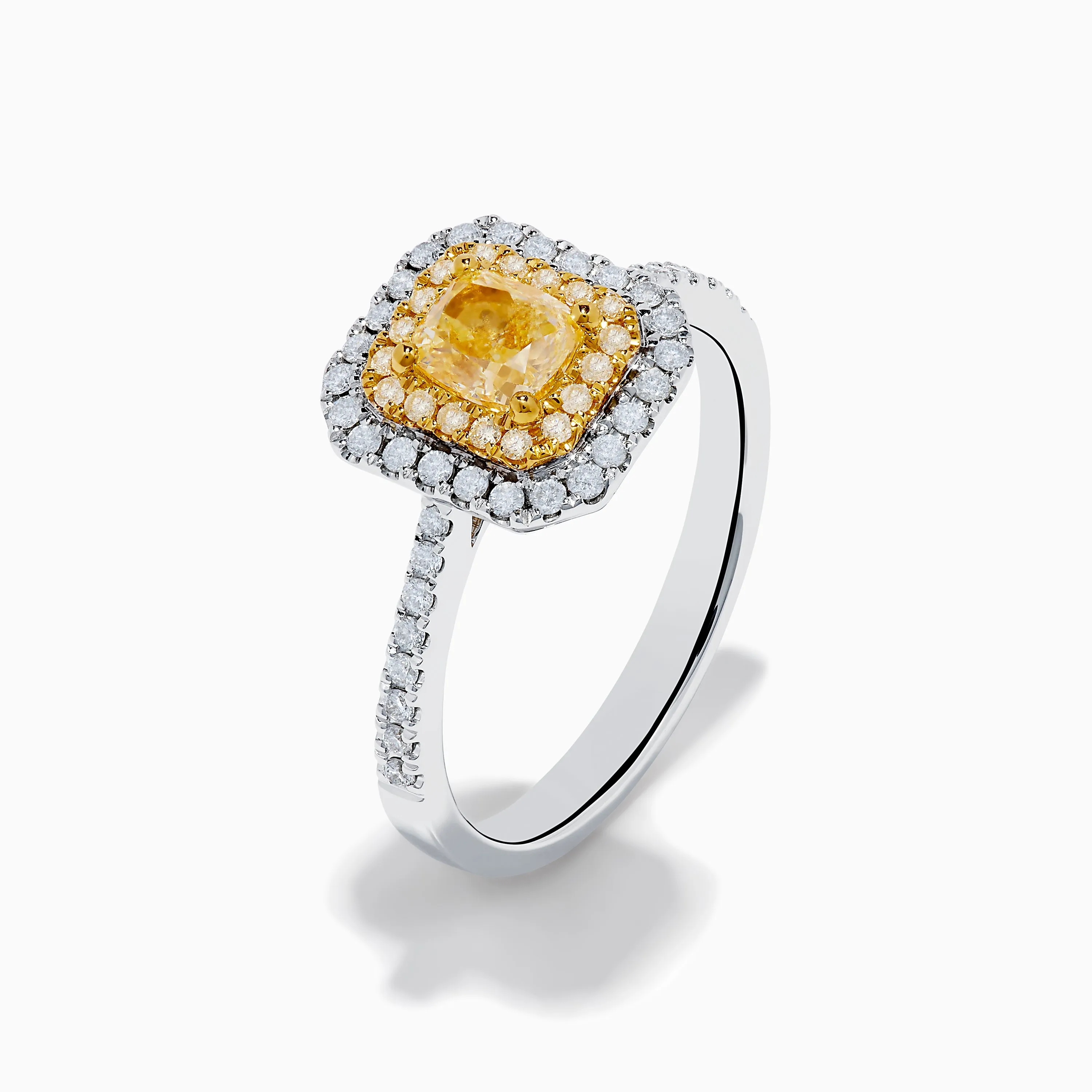 Canare 18K Two Tone Gold White and Yellow Diamond Ring sold by Effy product image thumbnail 4