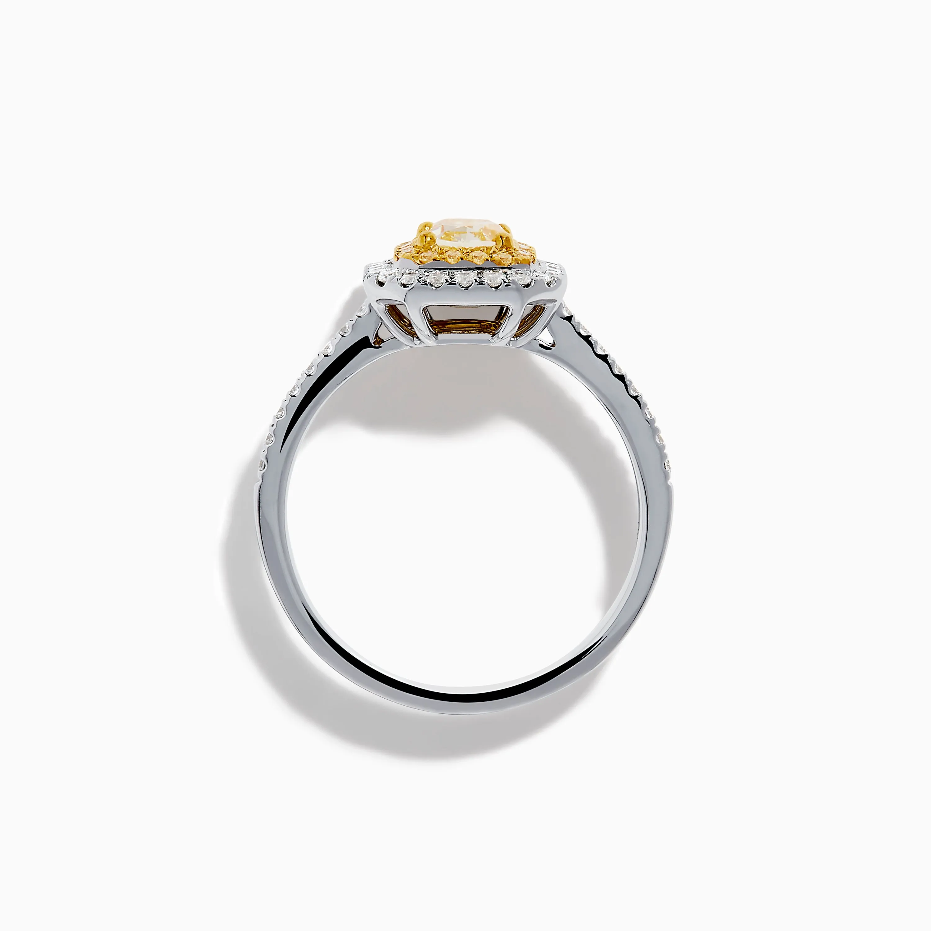 Canare 18K Two Tone Gold White and Yellow Diamond Ring sold by Effy product image thumbnail 3
