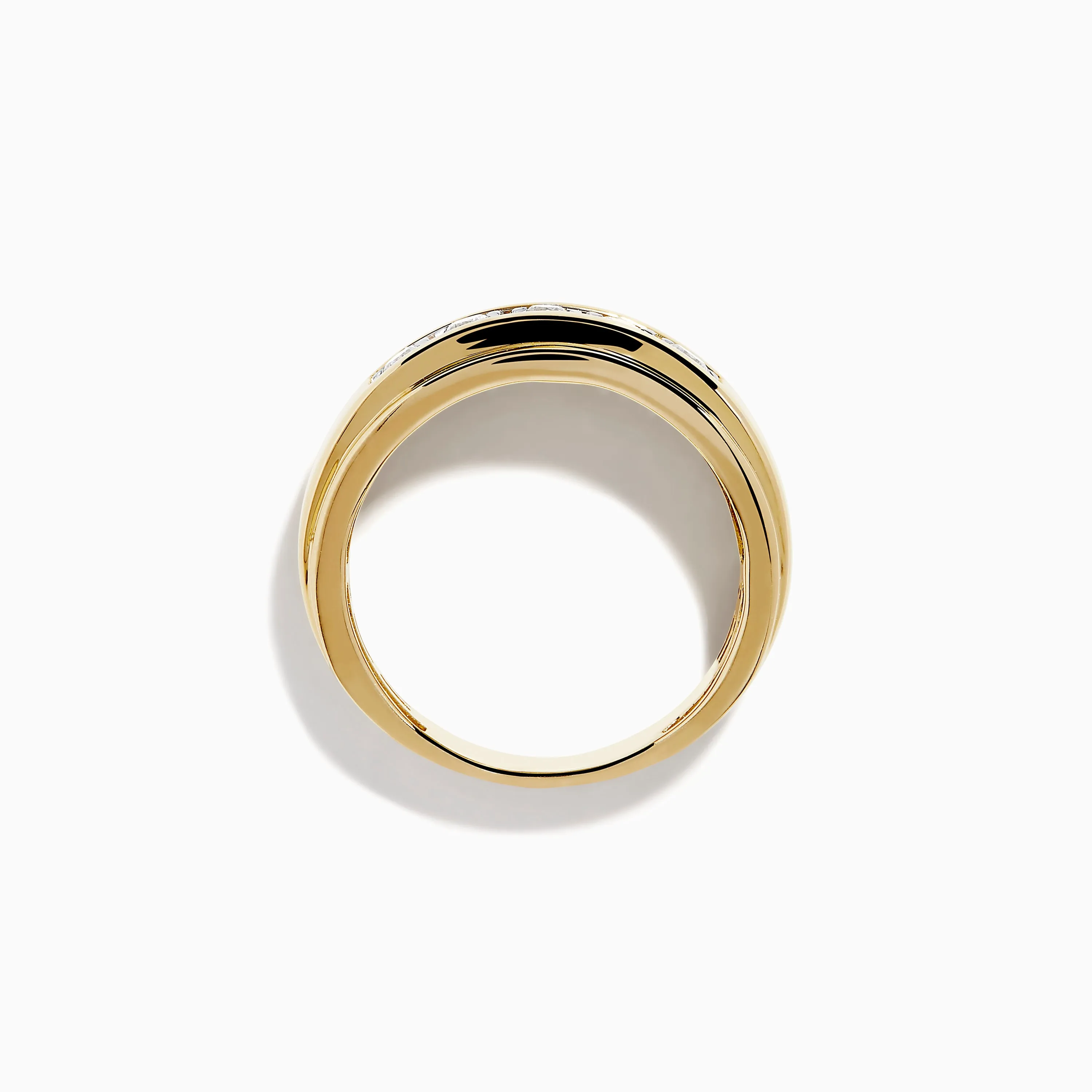 Men's 14K White and Yellow Gold Diamond Ring sold by Effy product image thumbnail 3