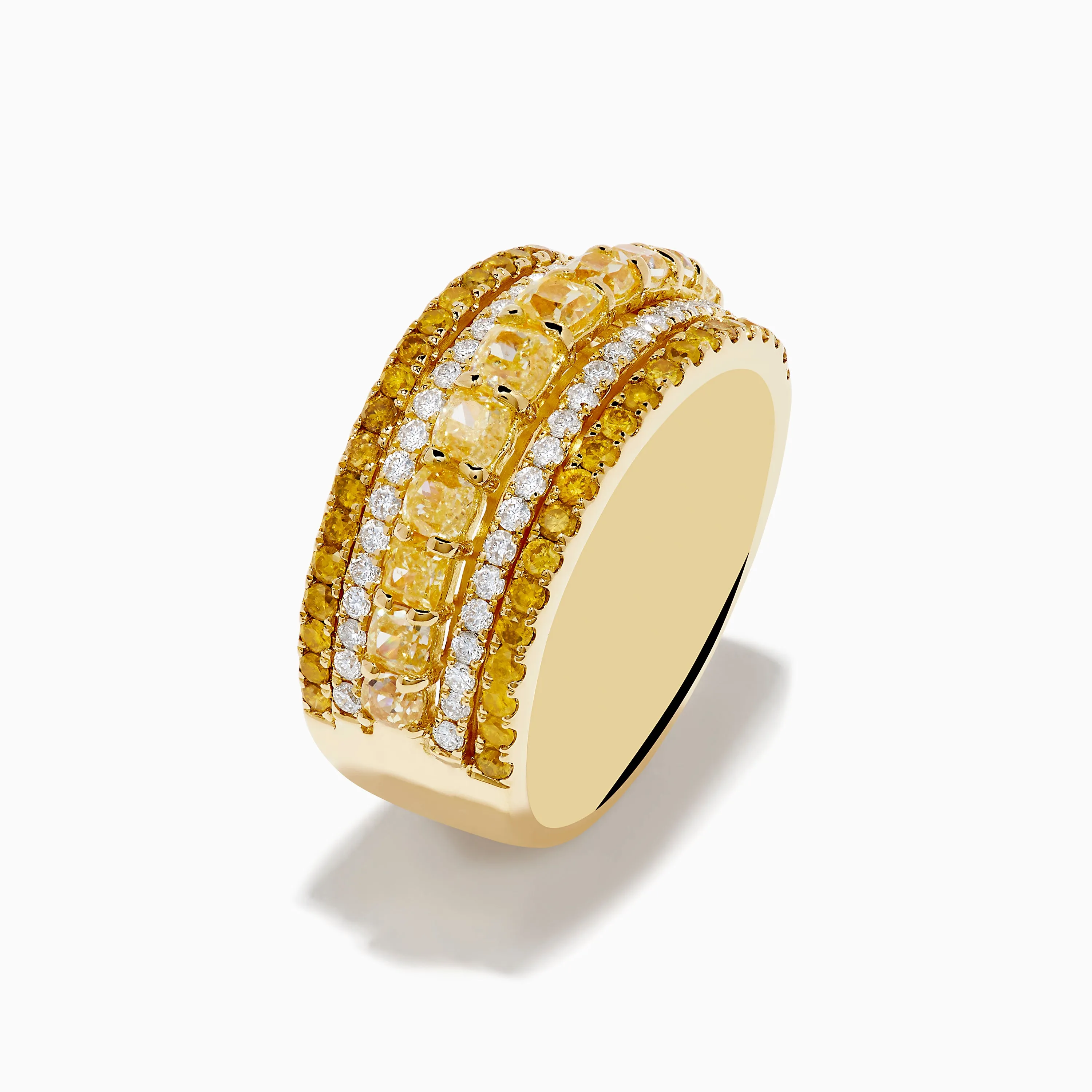 Canare 18K Yellow Gold Yellow Diamond Band Ring sold by Effy product image thumbnail 4