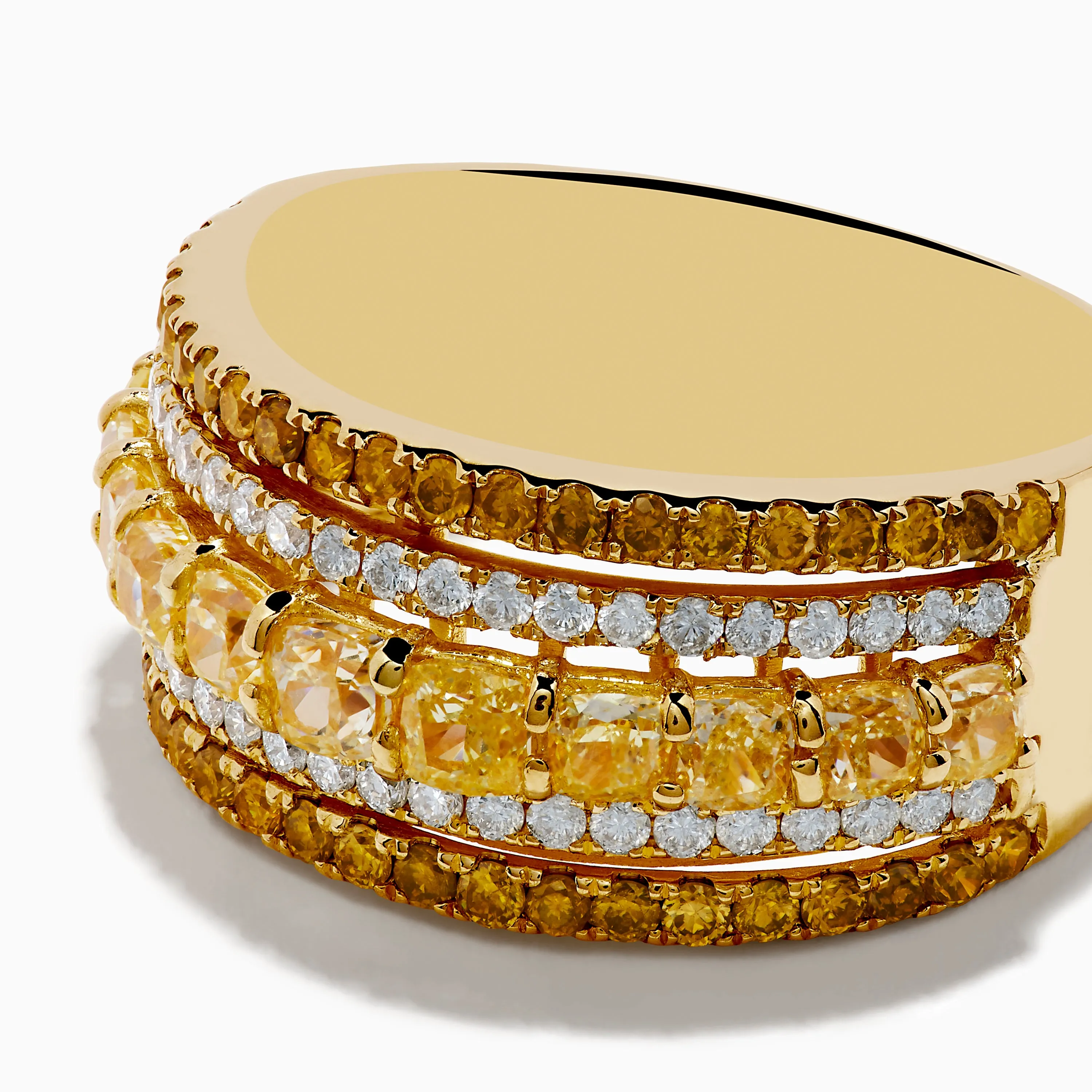 Canare 18K Yellow Gold Yellow Diamond Band Ring sold by Effy product image thumbnail 2