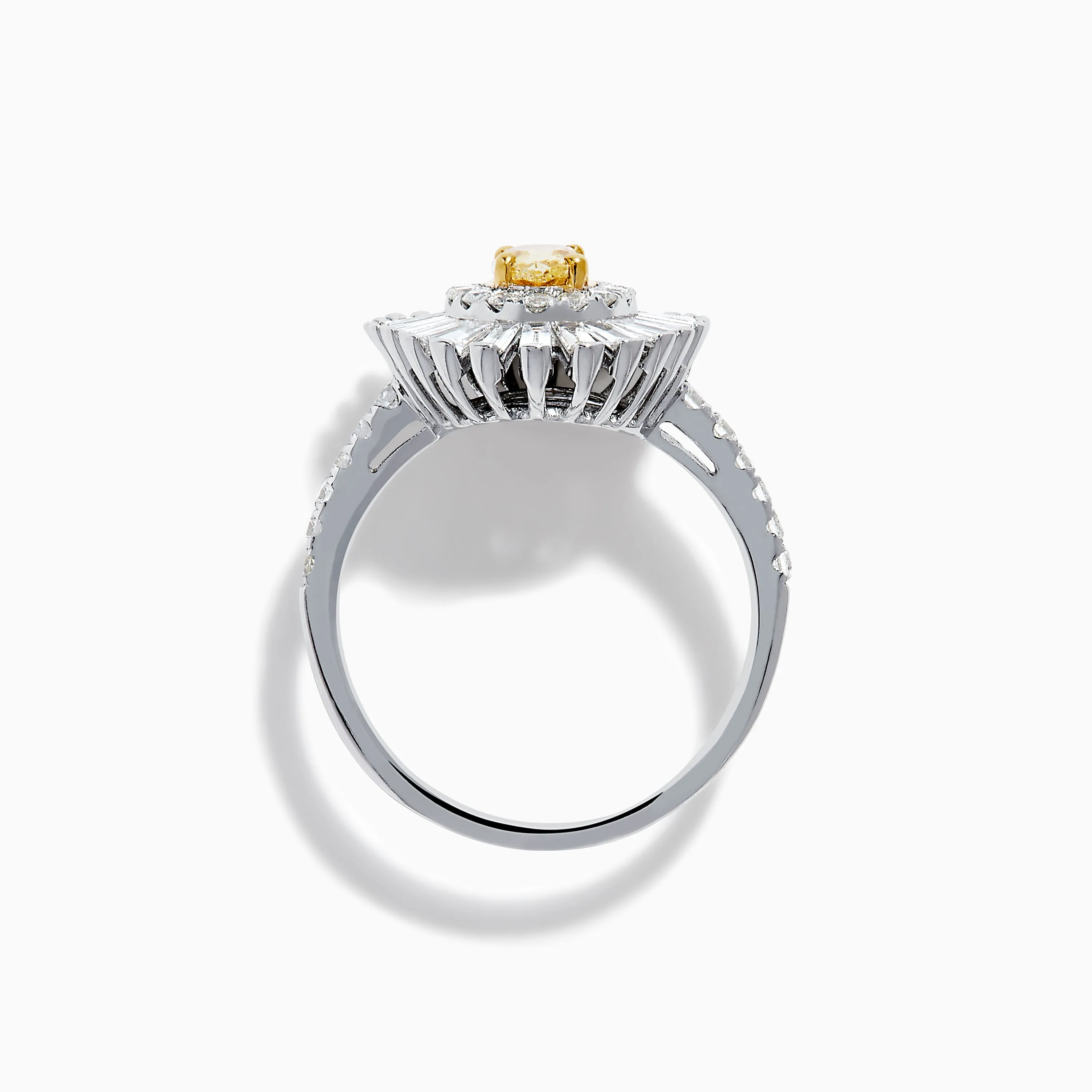 Canare 18K Two Tone Gold Yellow and White Diamond Ring sold by Effy product image thumbnail 3
