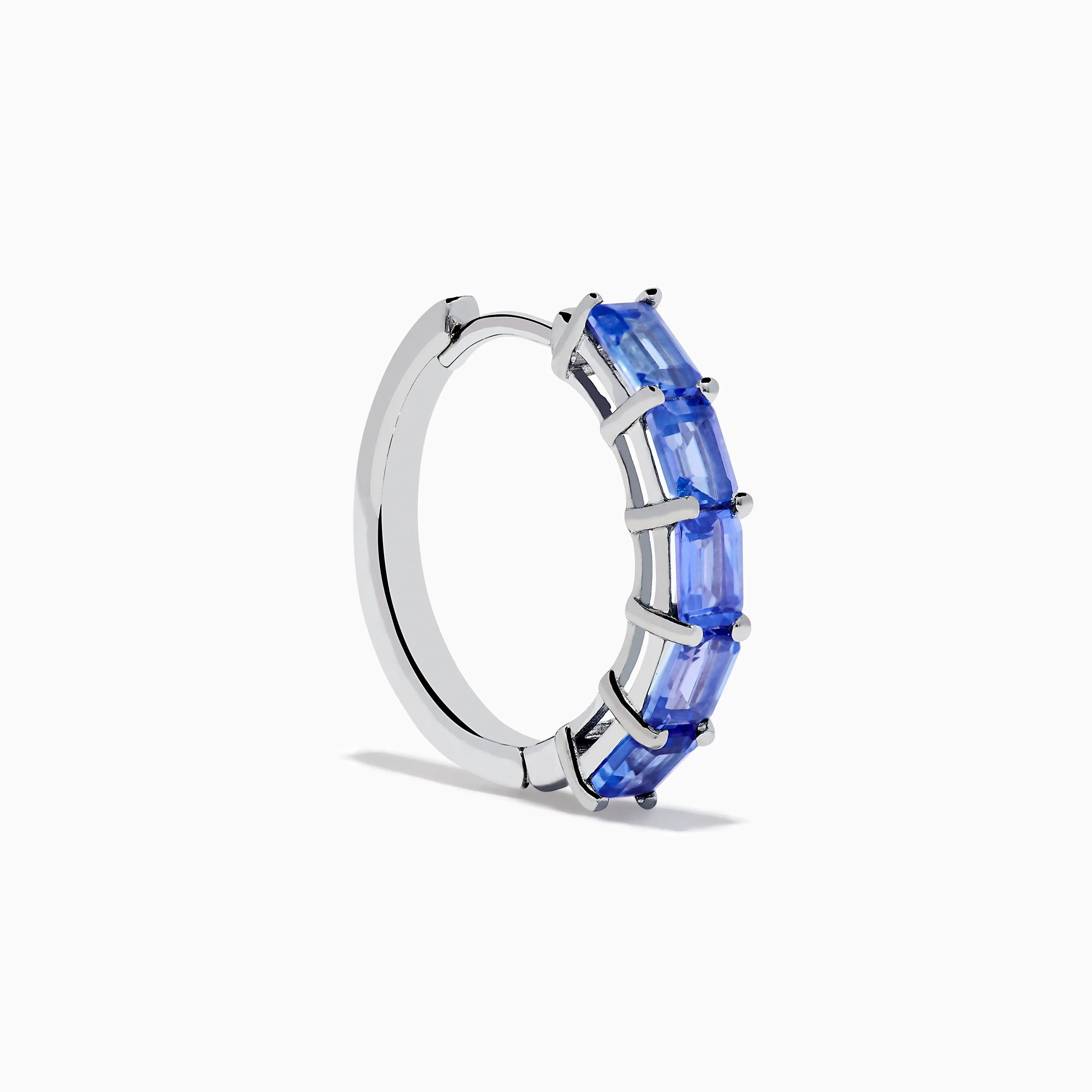 Nahla 925 Sterling Silver Tanzanite Hoop Earrings sold by Effy product image thumbnail 3