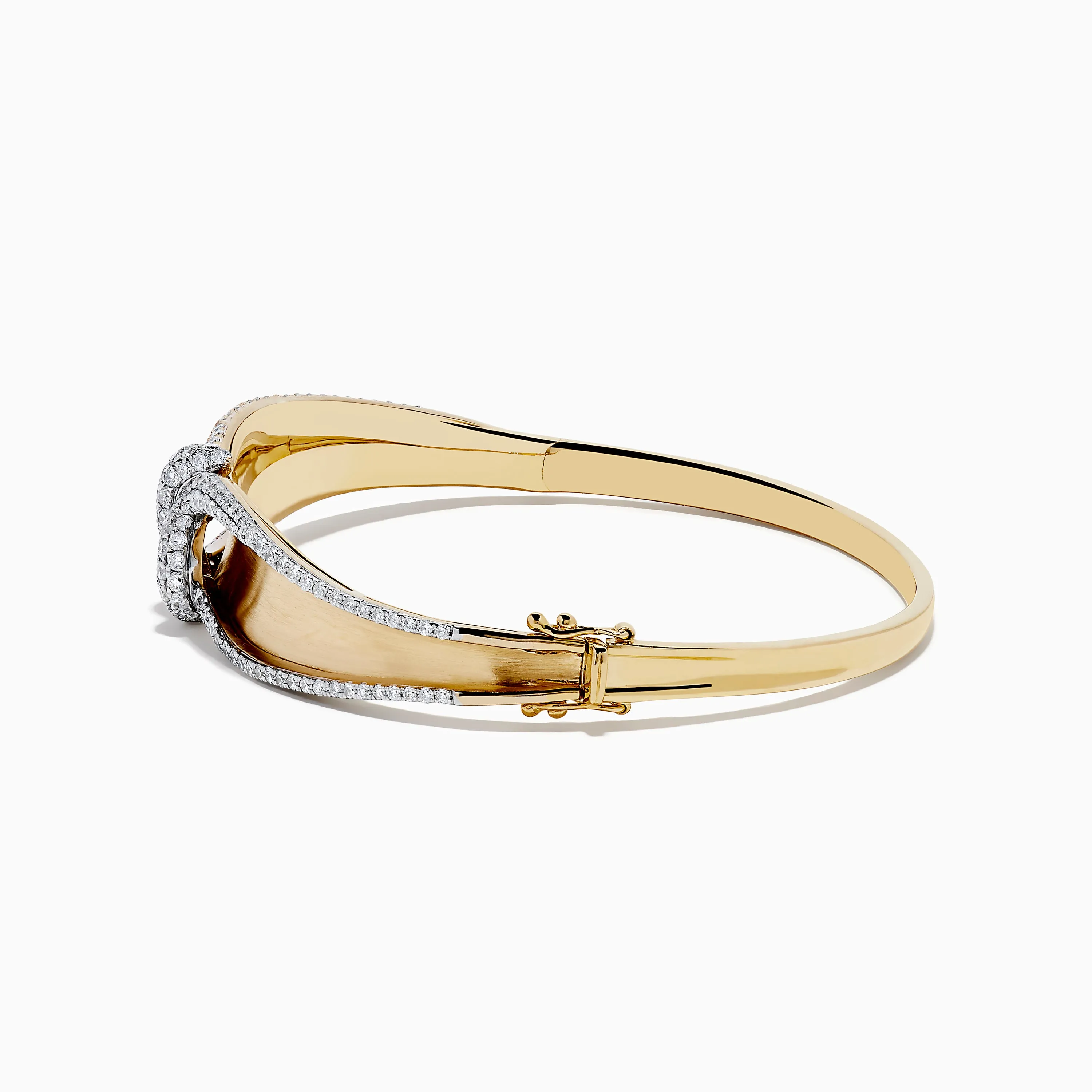 Duo 14K White and Yellow Gold Diamond Bangle sold by Effy product image thumbnail 4