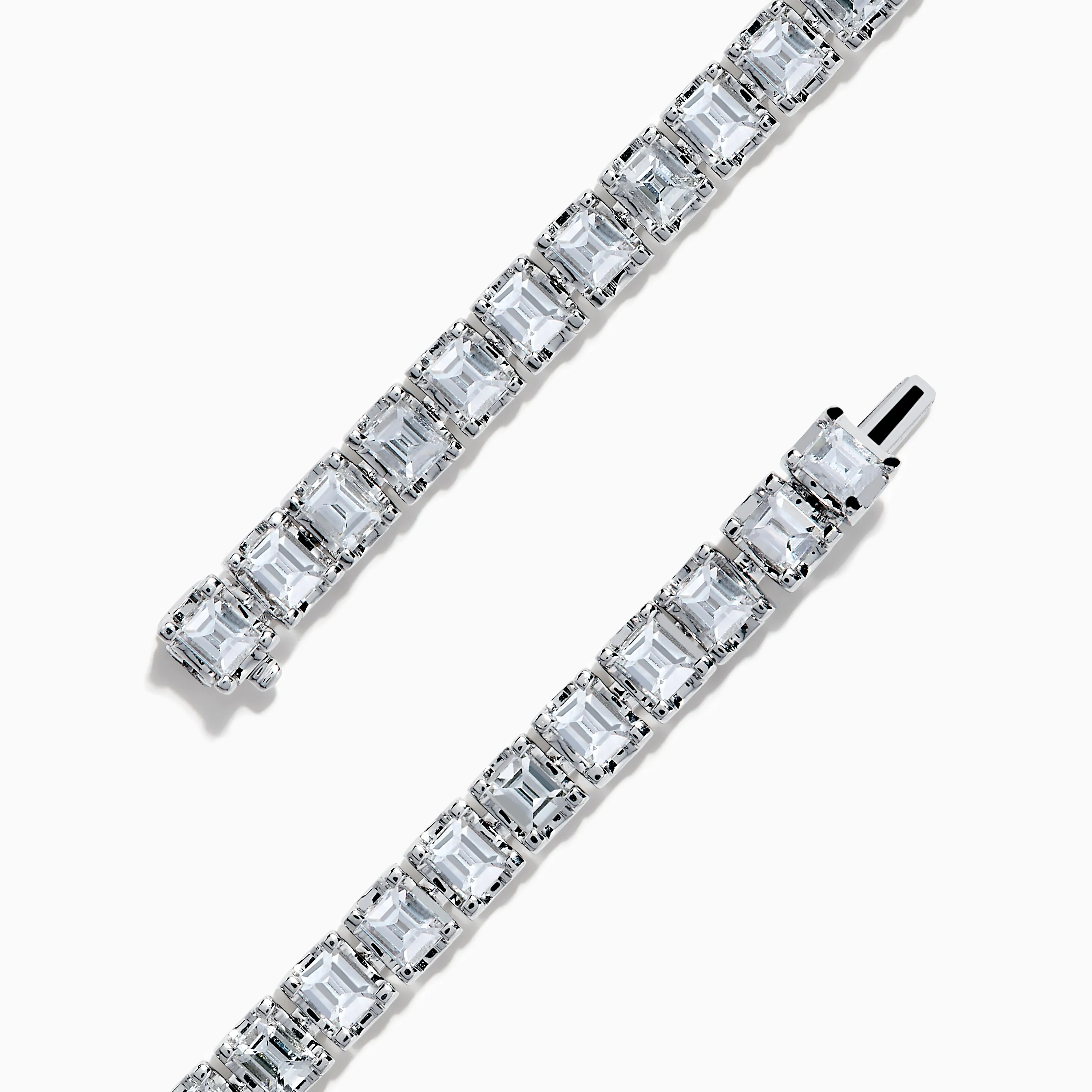 18K White Gold Diamond Tennis Bracelet sold by Effy product image thumbnail 4