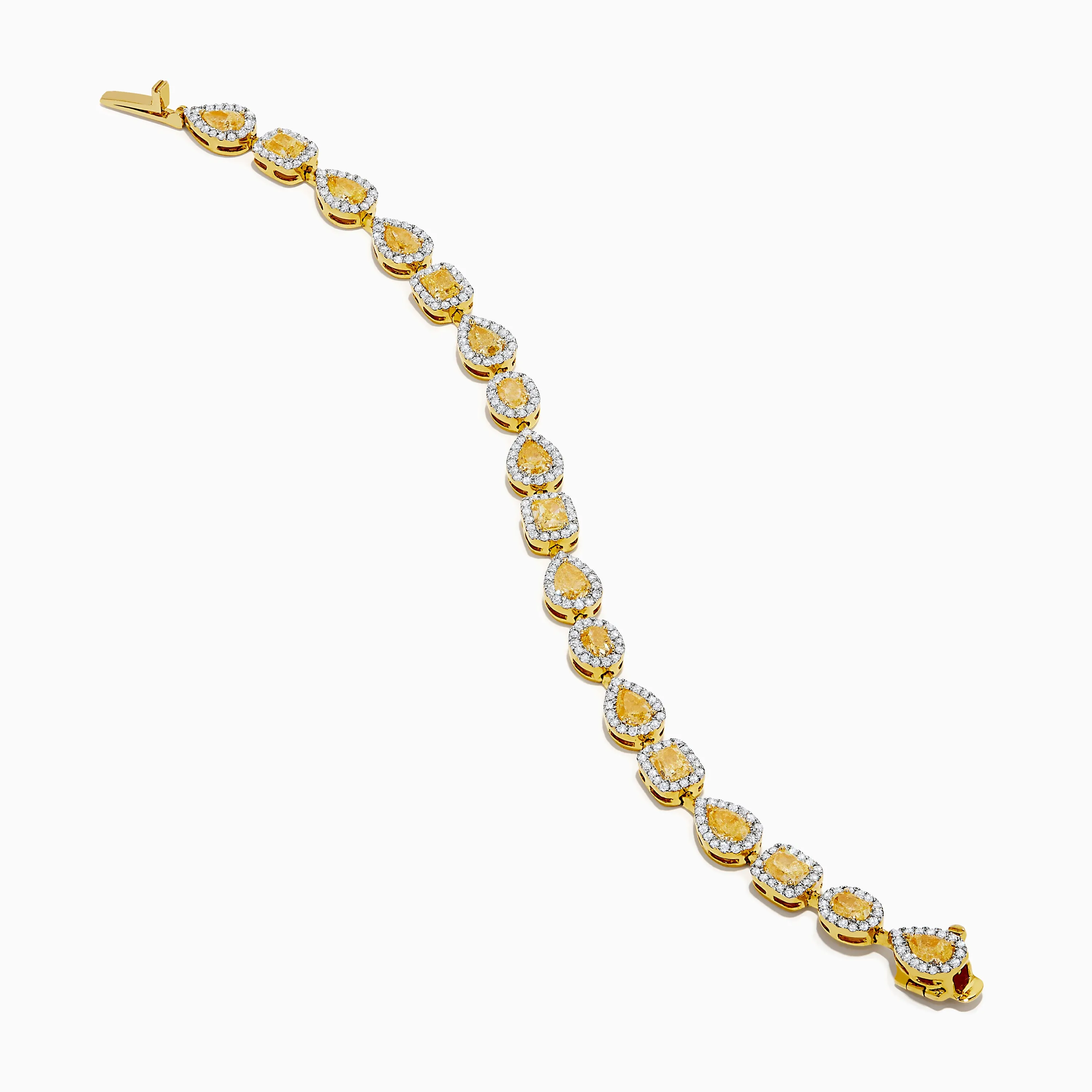 Canare 18K Yellow Gold Yellow and White Diamond Bracelet sold by Effy product image thumbnail 2