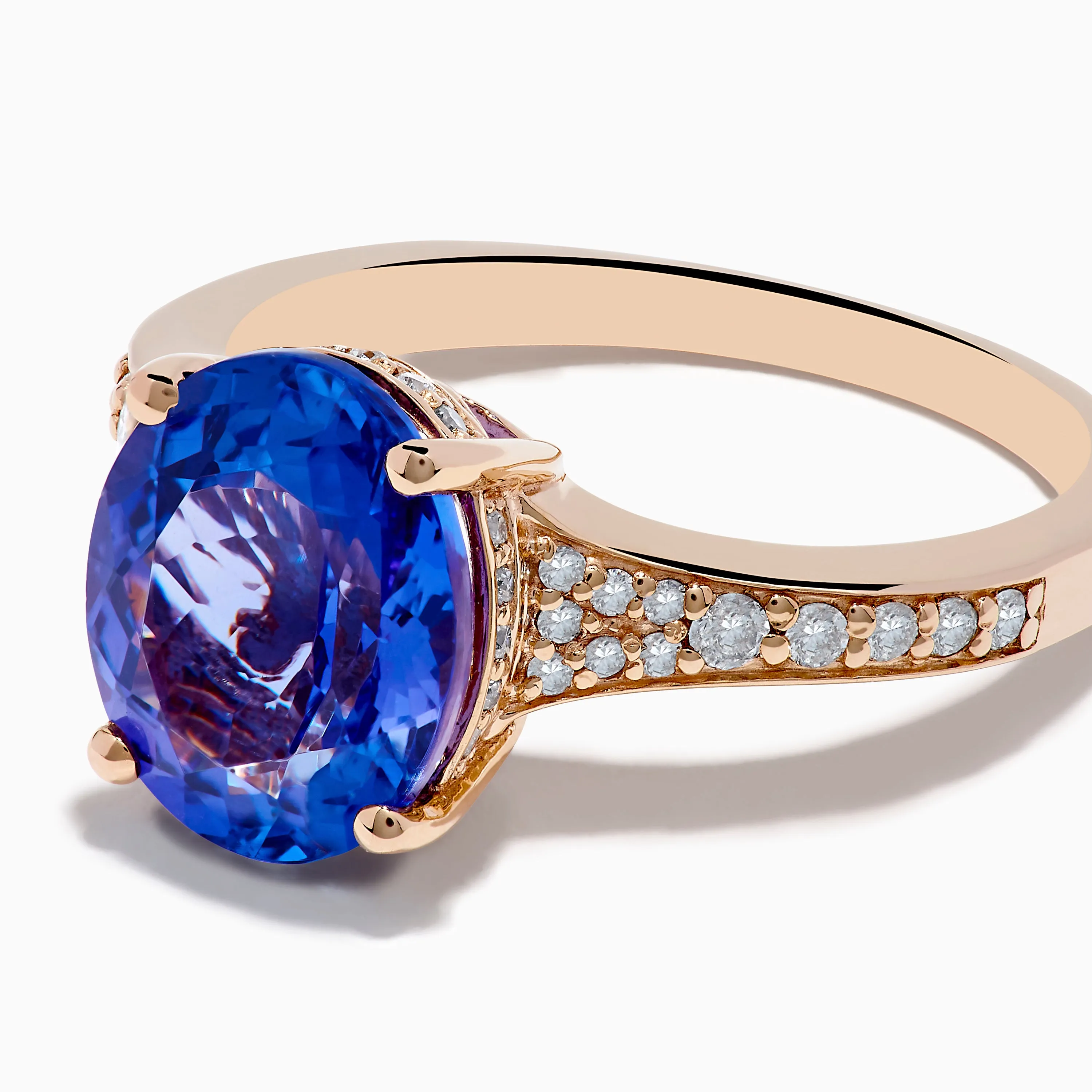 Nahla 14K Rose Gold Tanzanite and Diamond Ring sold by Effy product image thumbnail 2