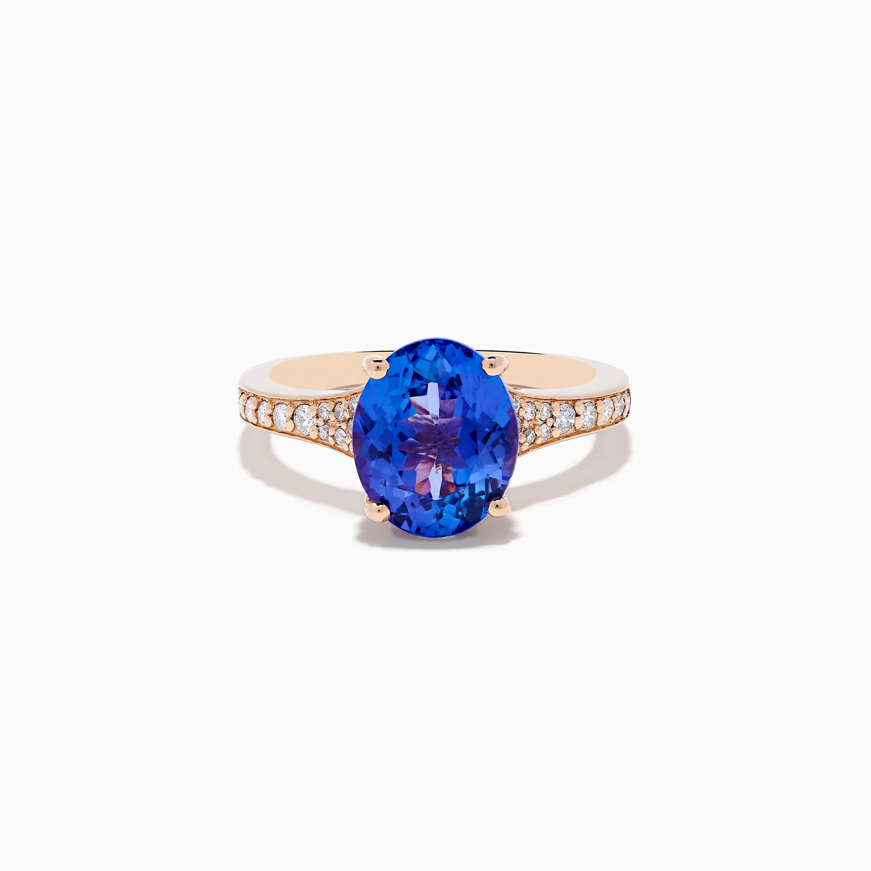 Nahla 14K Rose Gold Tanzanite and Diamond Ring sold by Effy