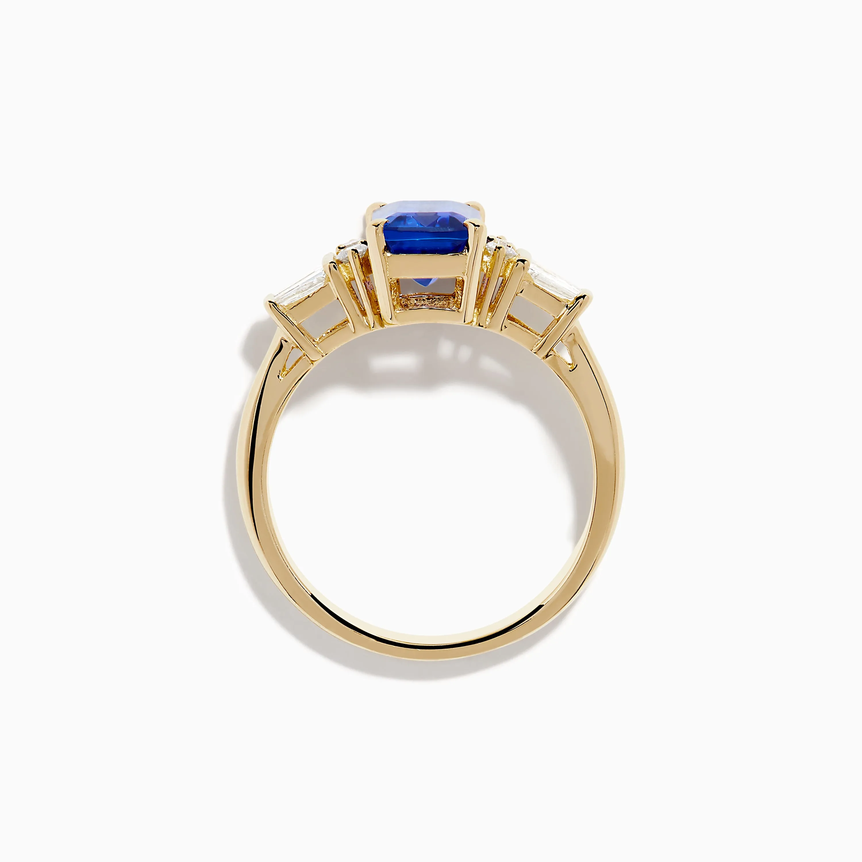 Nahla 14K Yellow Gold Tanzanite and Diamond Ring sold by Effy product image thumbnail 3