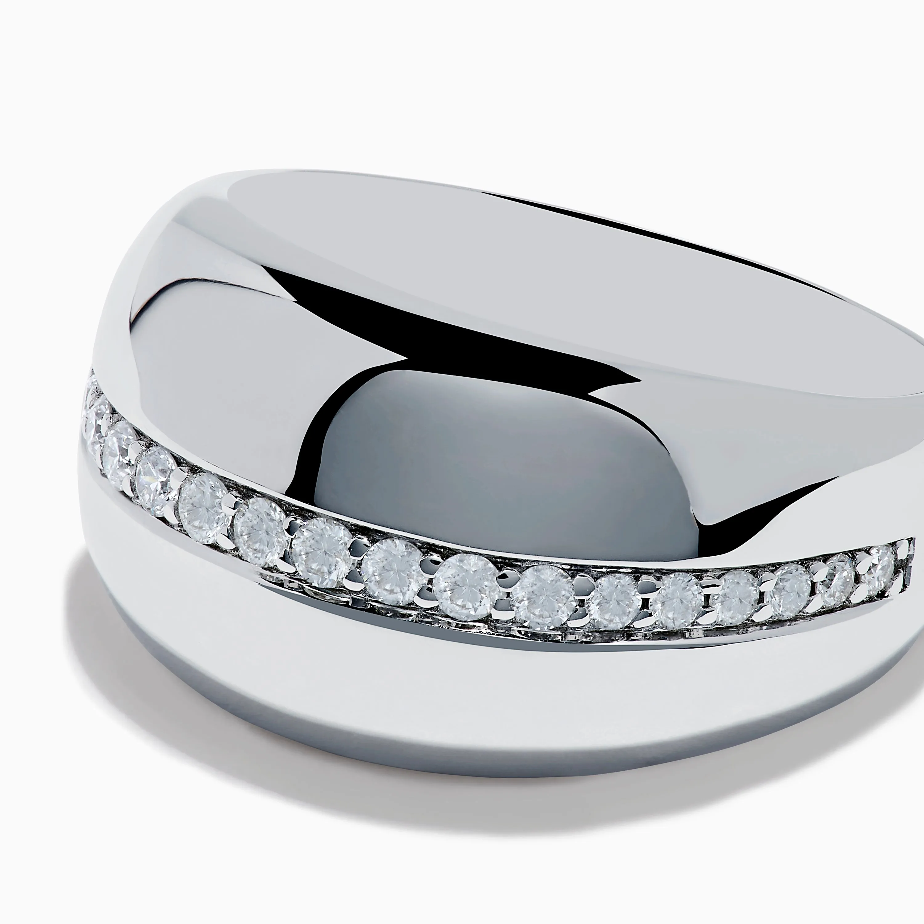 925 Sterling Silver Diamond Wide Dome Ring sold by Effy product image thumbnail 2