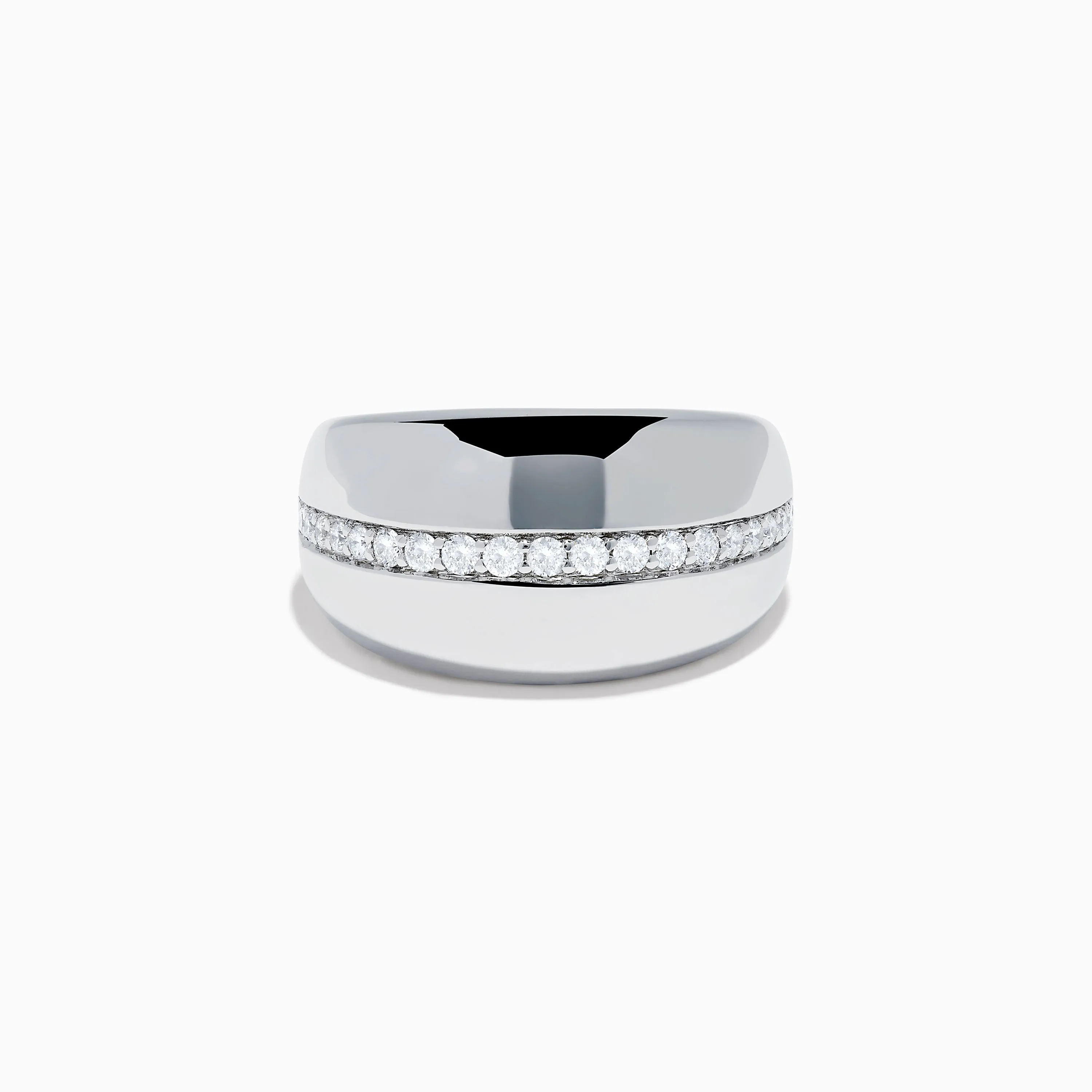 925 Sterling Silver Diamond Wide Dome Ring sold by Effy