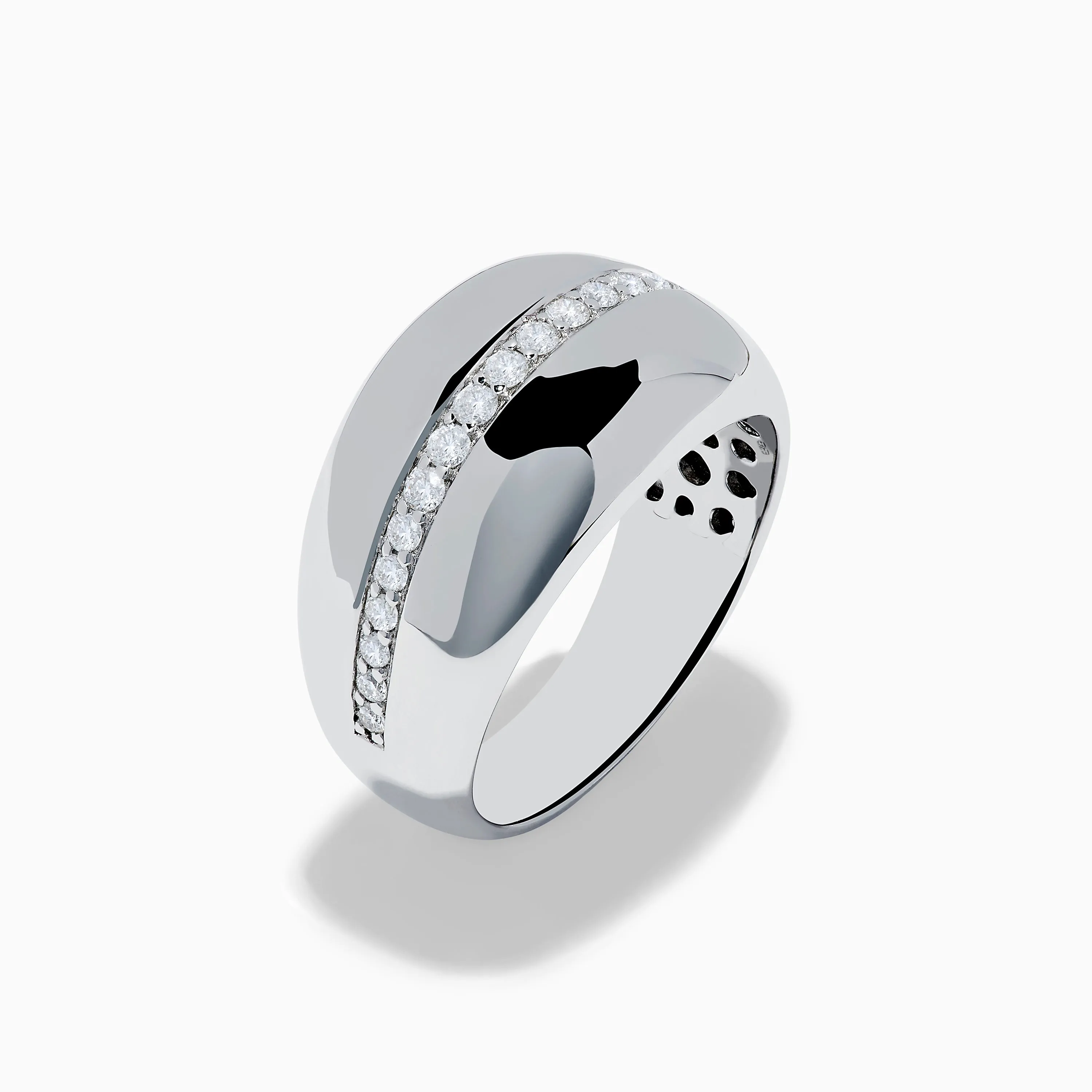 925 Sterling Silver Diamond Wide Dome Ring sold by Effy product image thumbnail 4