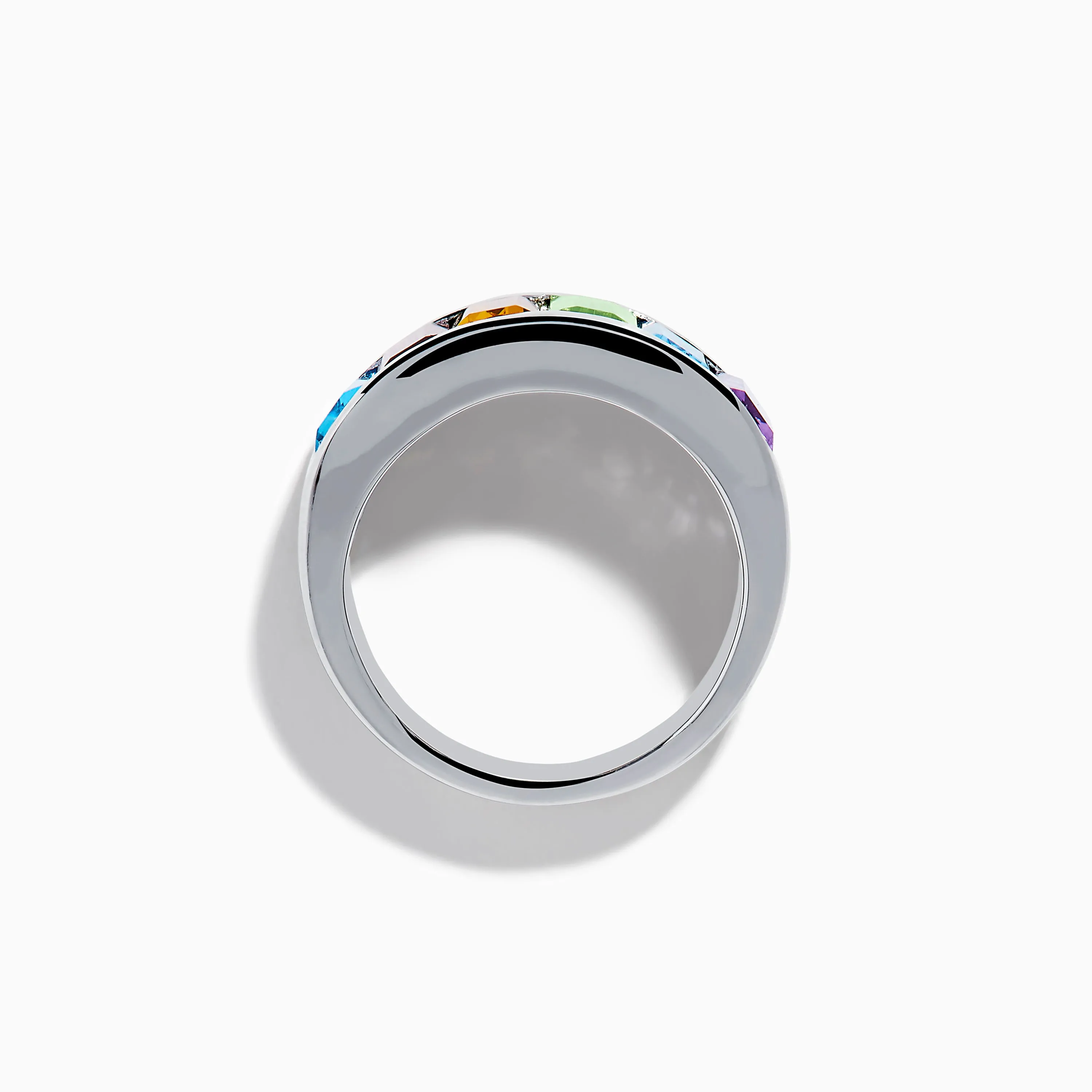 Mosaic 925 Sterling Silver Multi Color Gemstone Ring sold by Effy product image thumbnail 3
