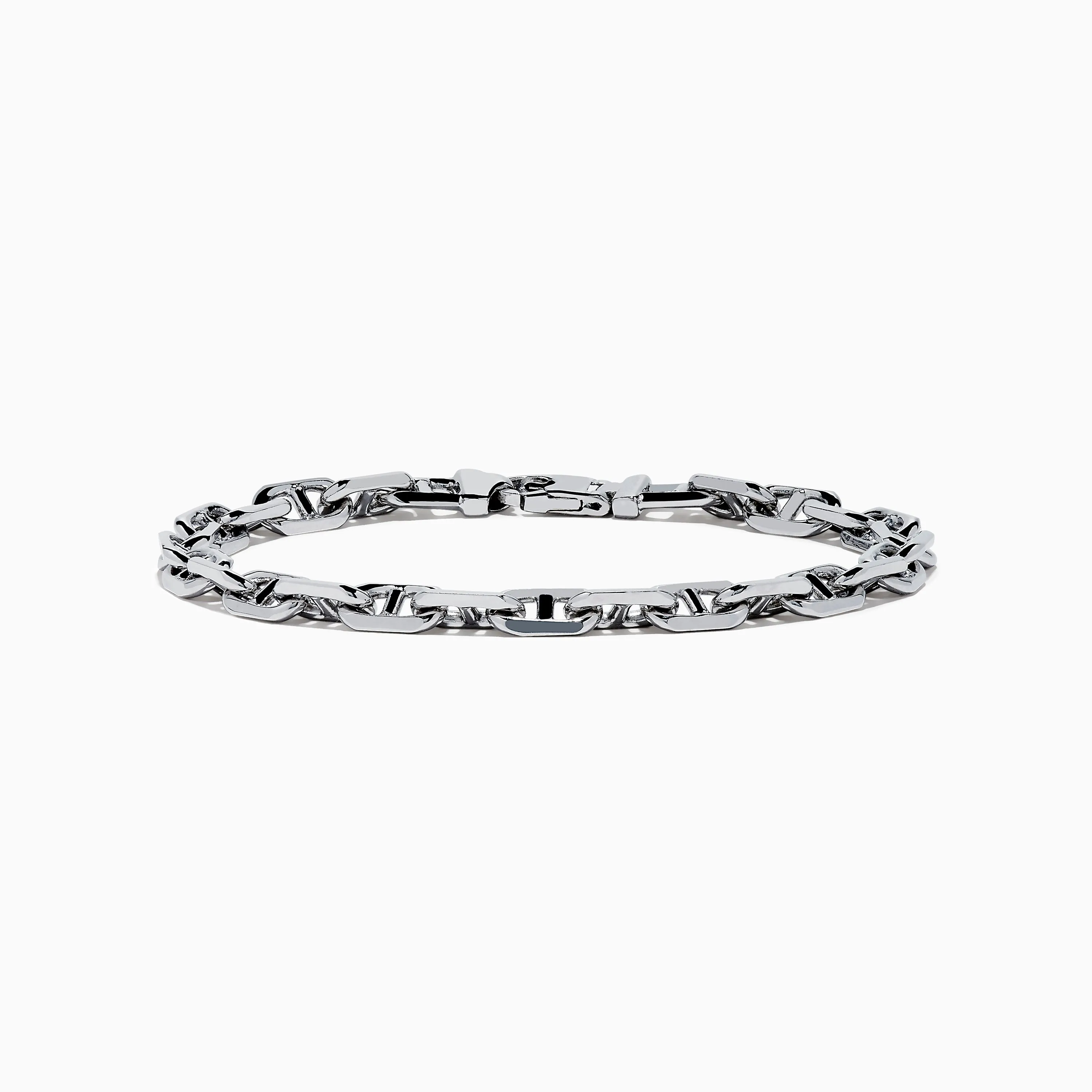 Men's 925 Sterling Silver Anchor Bracelet sold by Effy