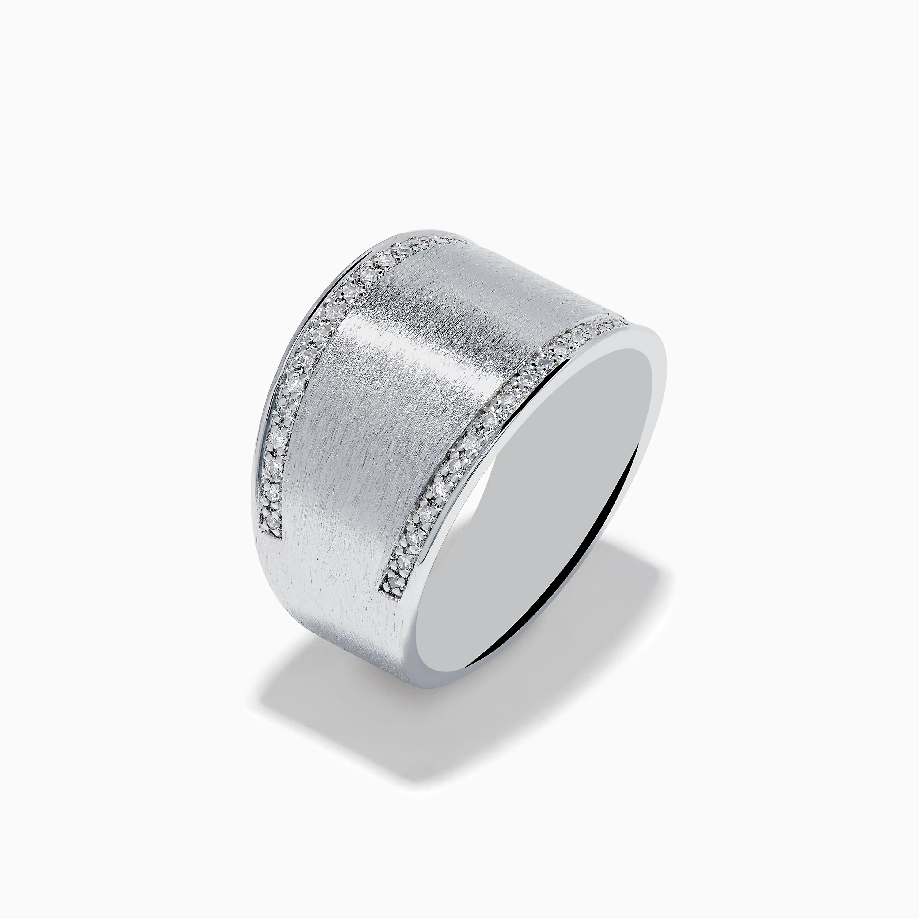 925 Sterling Silver Diamond Wide Ring sold by Effy product image thumbnail 4