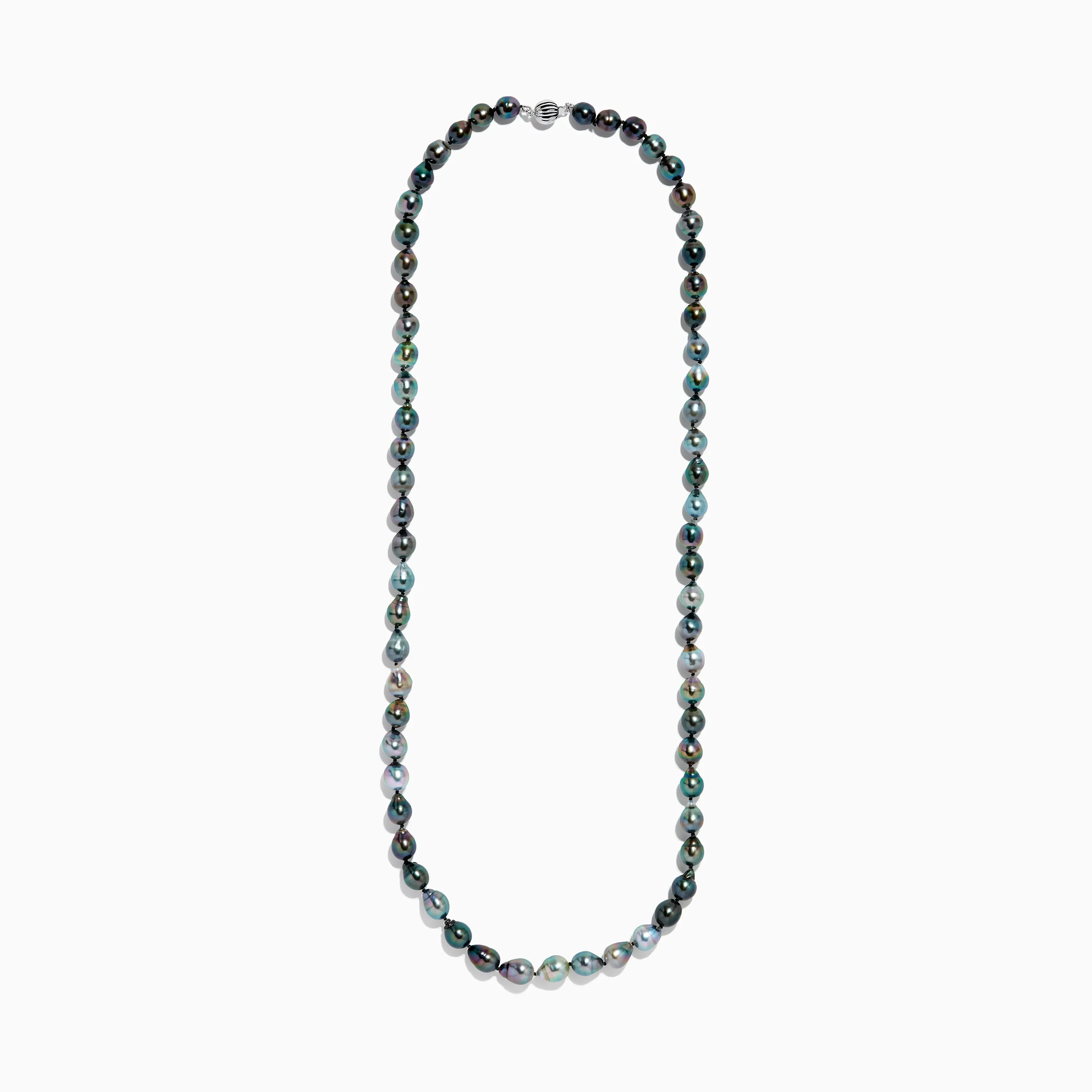 14K White Gold Tahitian Pearl Necklace sold by Effy product image thumbnail 3