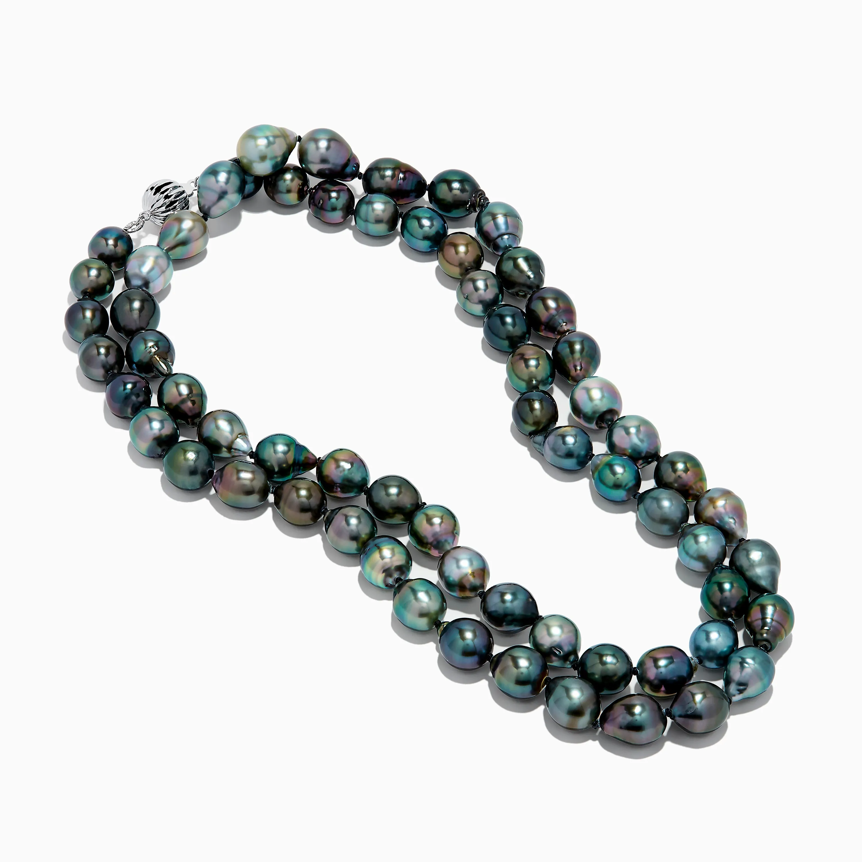 14K White Gold Tahitian Pearl Necklace sold by Effy product image thumbnail 2