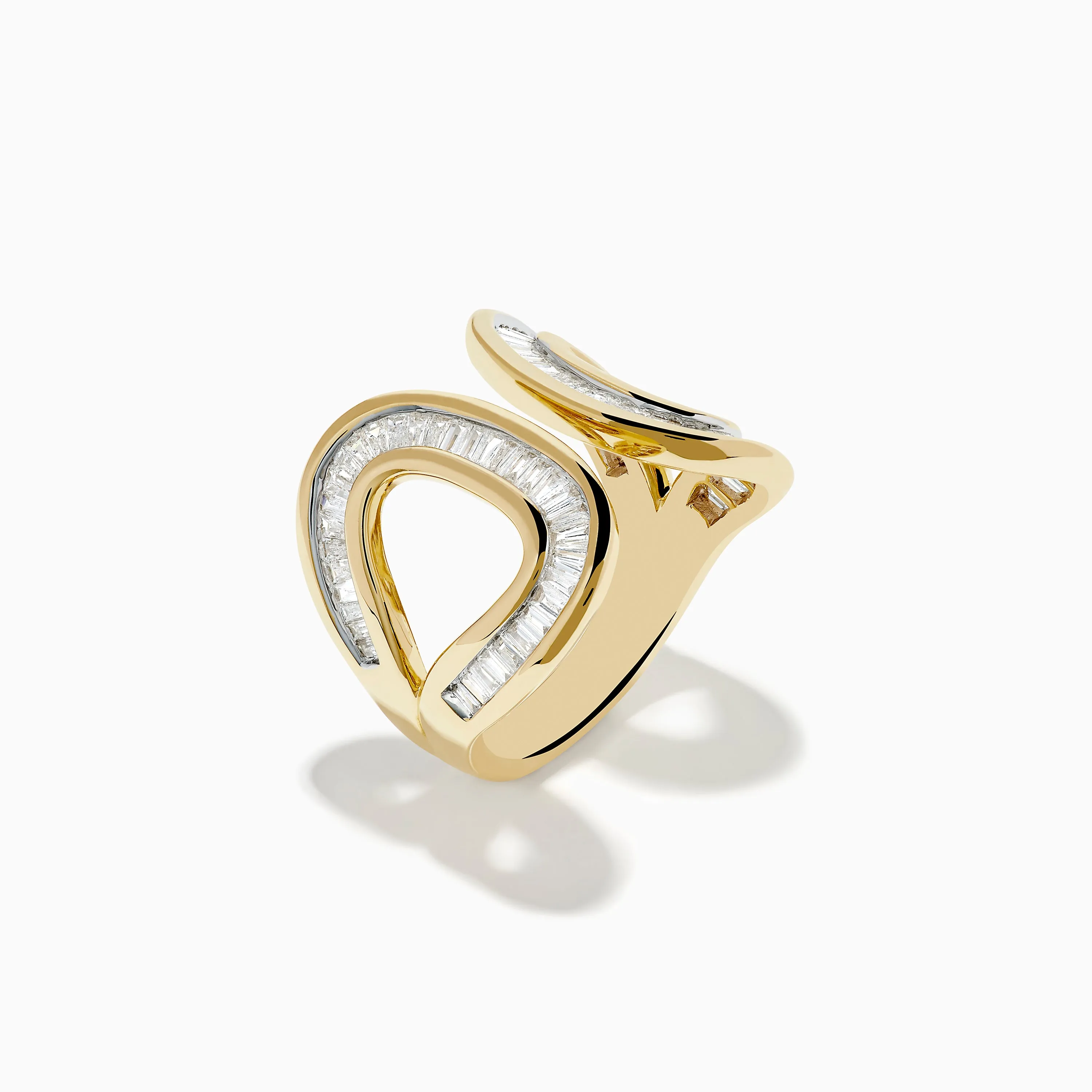 D'Oro 14K Yellow Gold Diamond Open Ring sold by Effy product image thumbnail 4