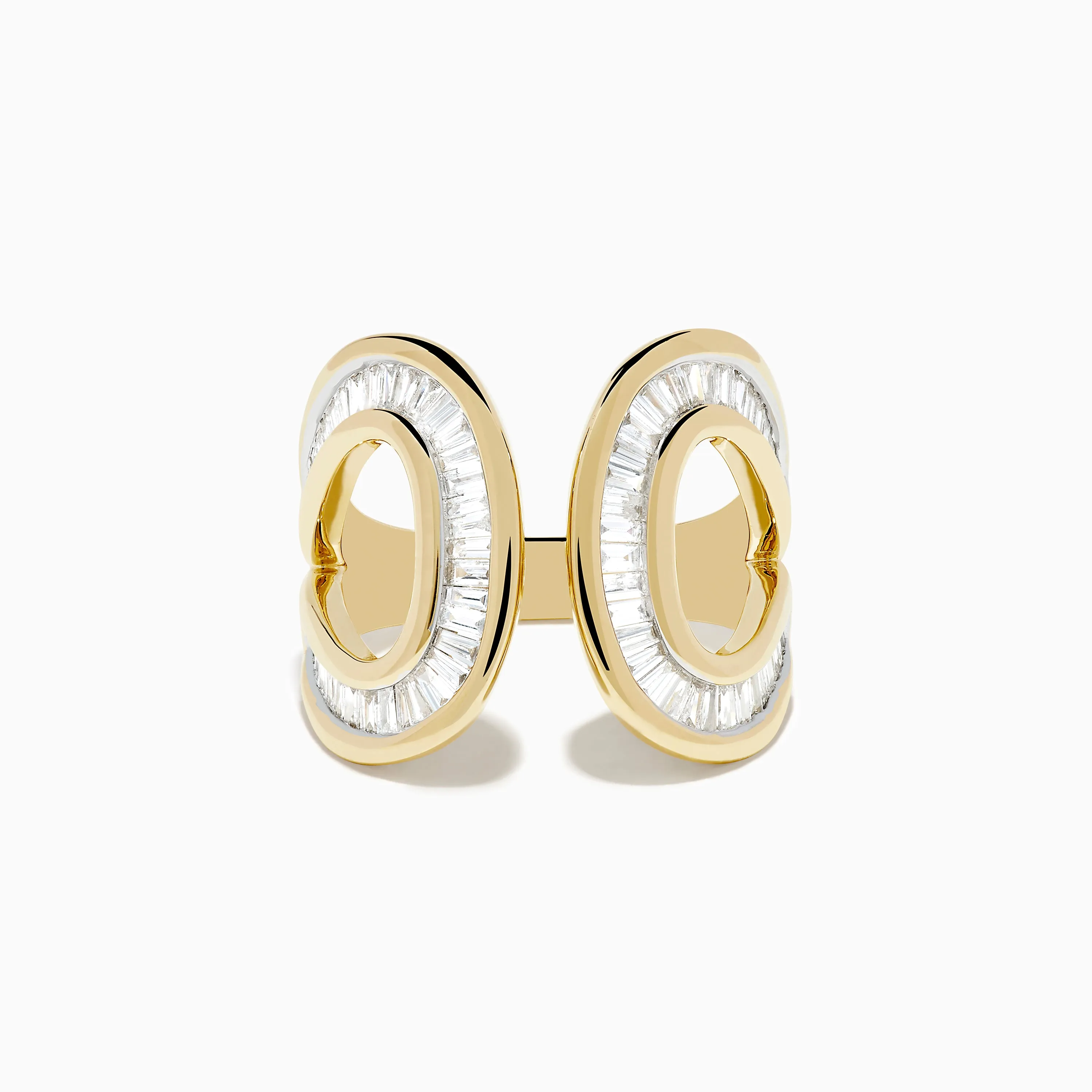 D'Oro 14K Yellow Gold Diamond Open Ring sold by Effy