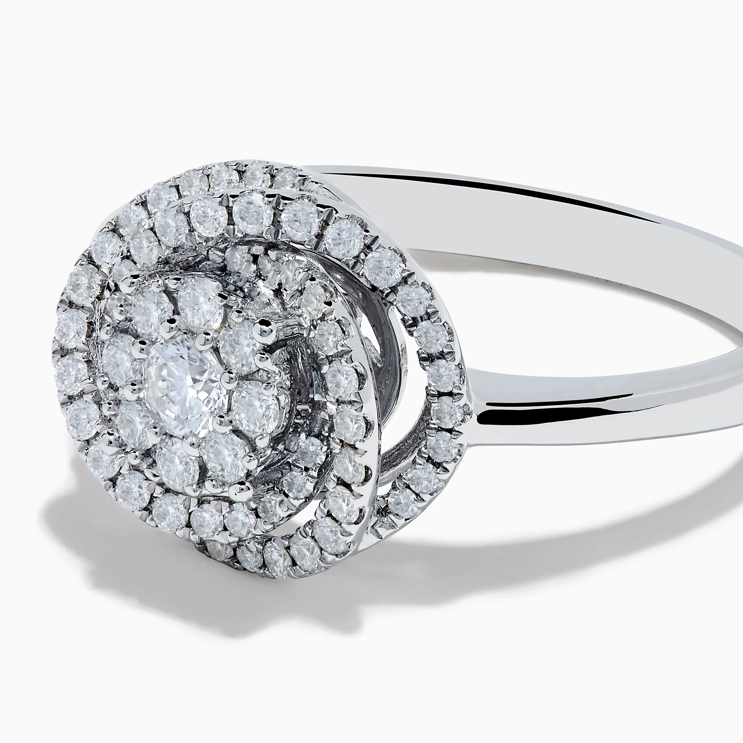 Bouquet 14K White Gold Diamond Spiral Ring sold by Effy product image thumbnail 2