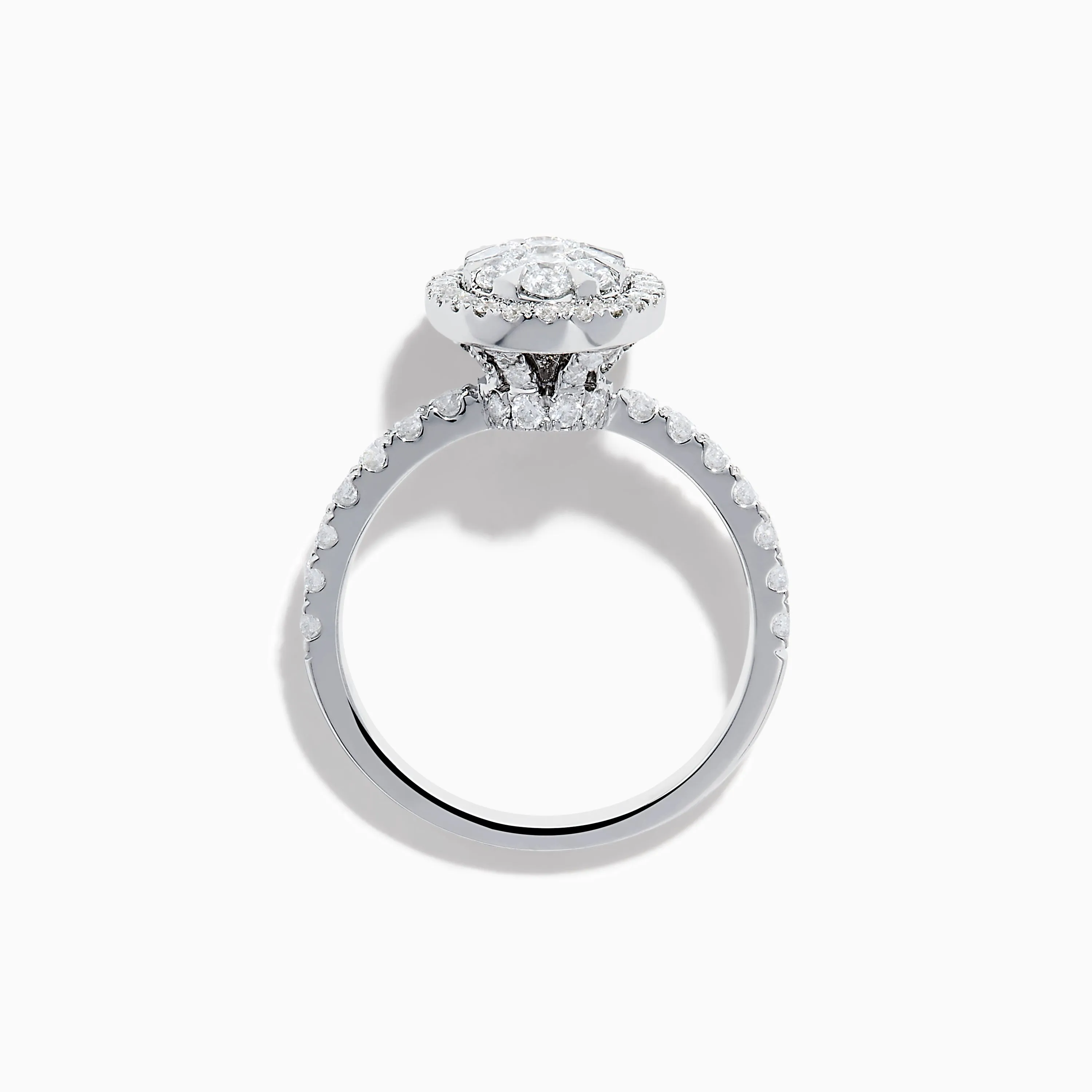 Bouquet 14K White Gold Diamond Cluster Ring sold by Effy product image thumbnail 3