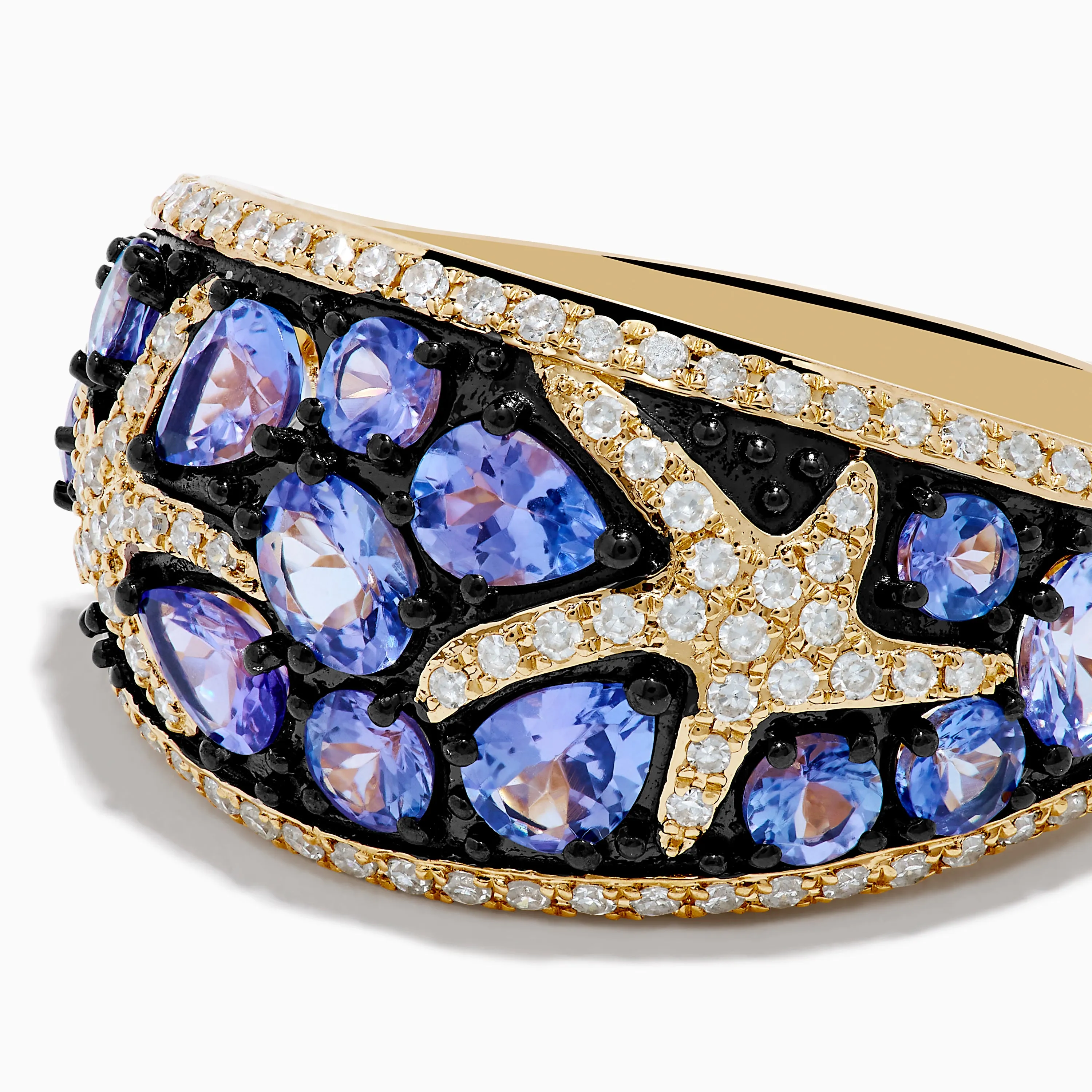 Nahla 14K Yellow Gold Tanzanite and Diamond Starfish Ring sold by Effy product image thumbnail 2