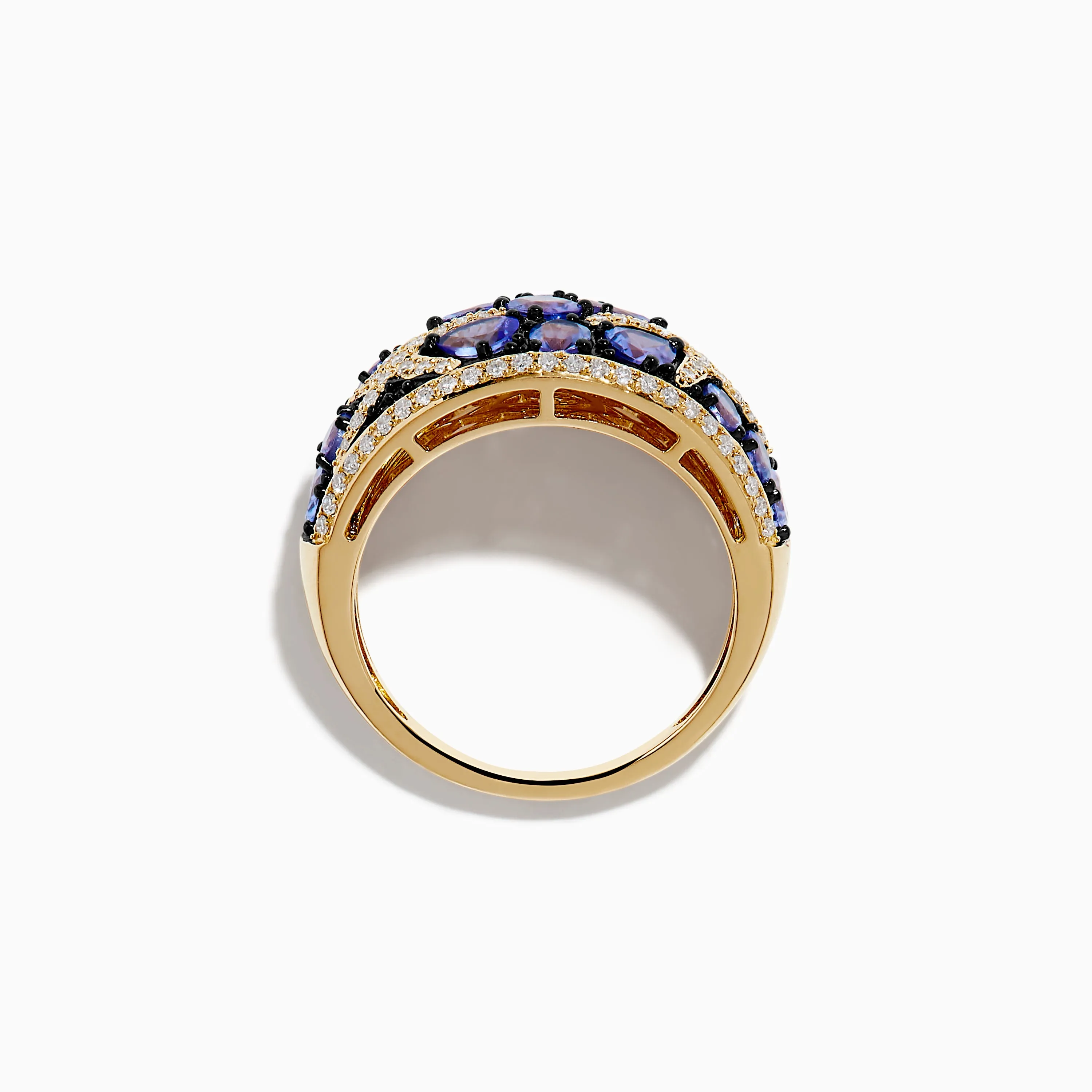 Nahla 14K Yellow Gold Tanzanite and Diamond Starfish Ring sold by Effy product image thumbnail 3