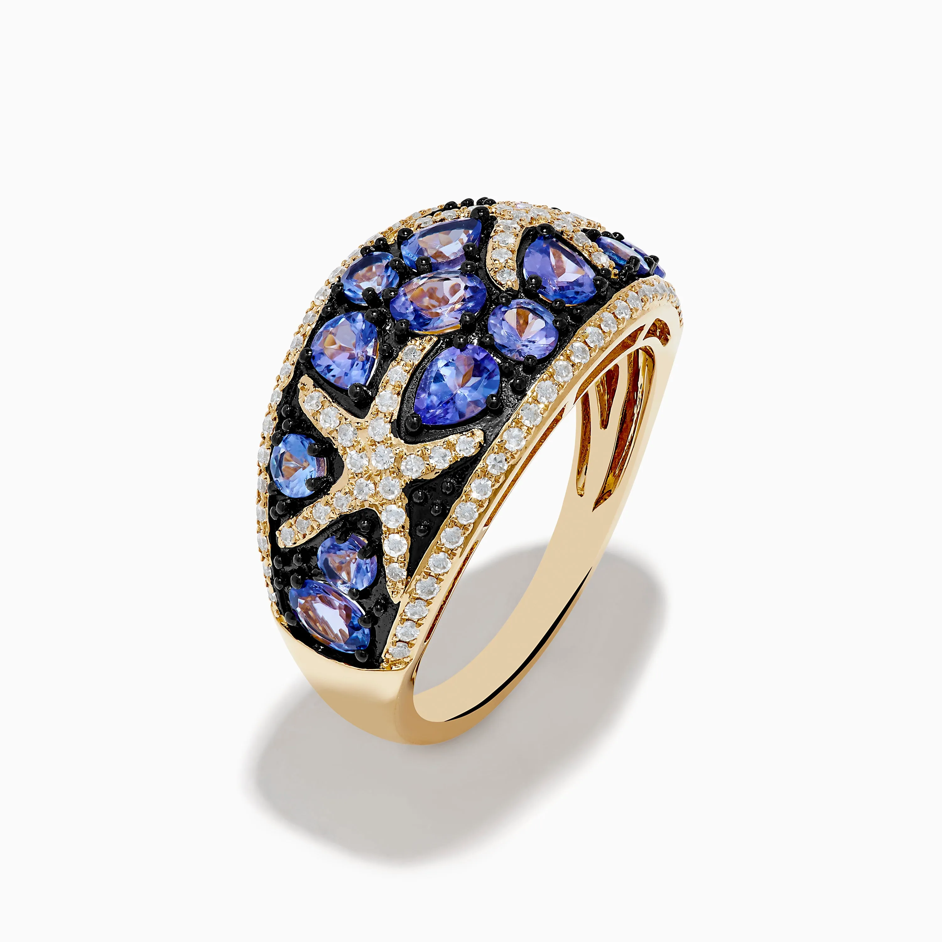 Nahla 14K Yellow Gold Tanzanite and Diamond Starfish Ring sold by Effy product image thumbnail 4