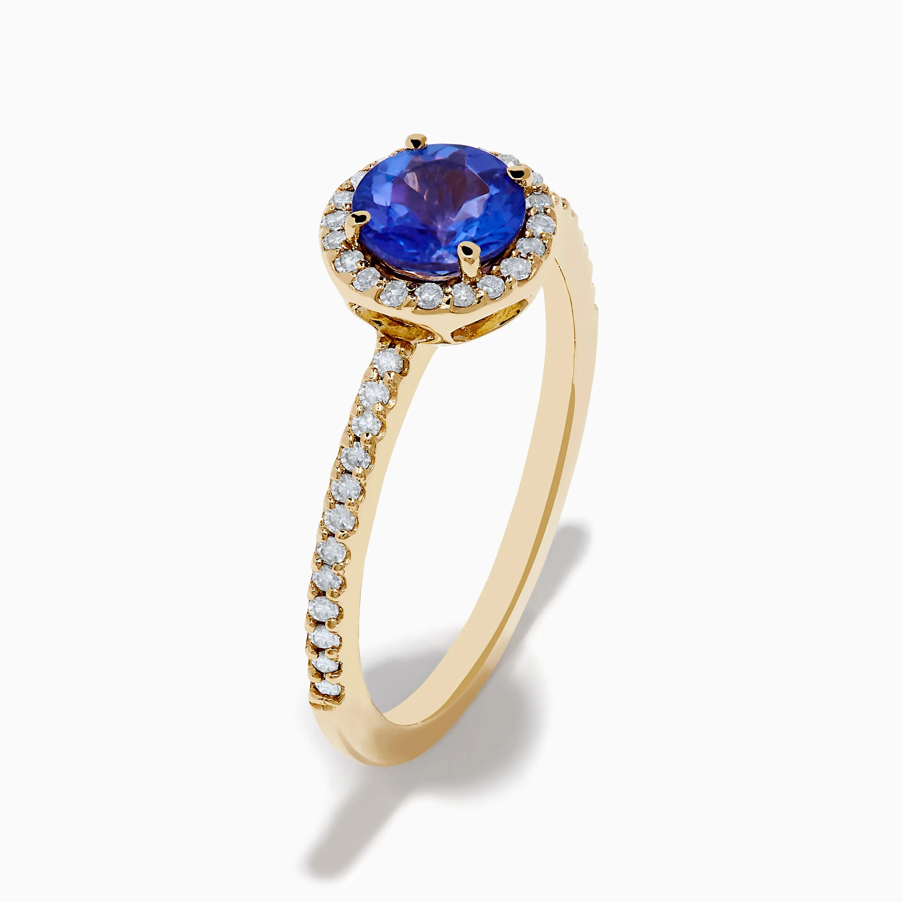 Nahla 14K Yellow Gold Tanzanite and Diamond Ring sold by Effy product image thumbnail 4