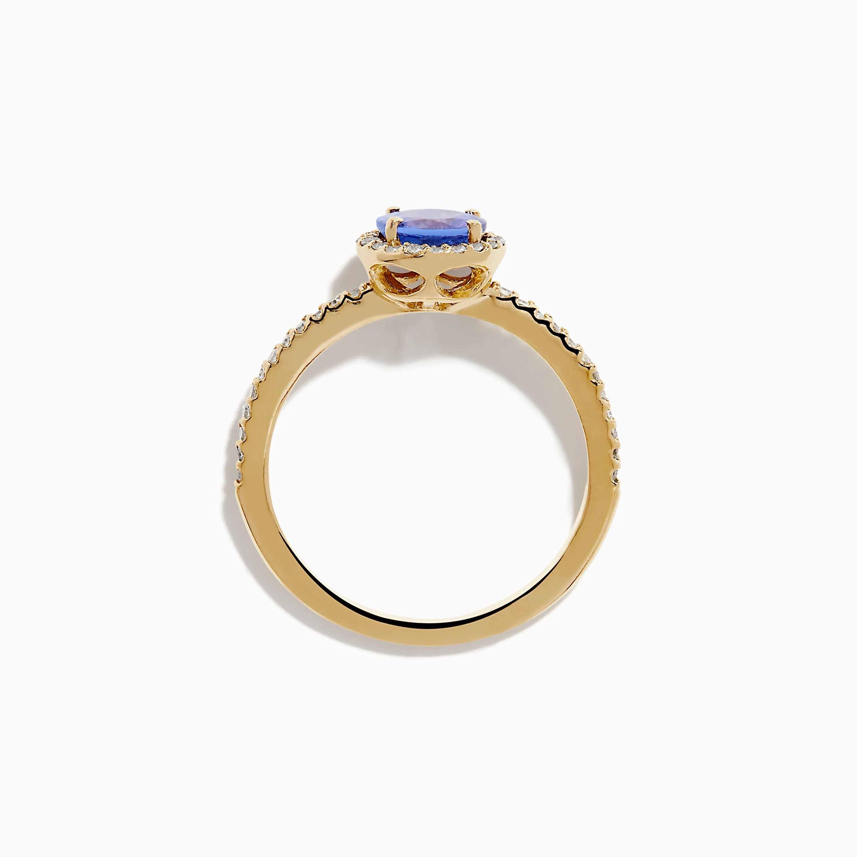 Nahla 14K Yellow Gold Tanzanite and Diamond Ring sold by Effy product image thumbnail 3