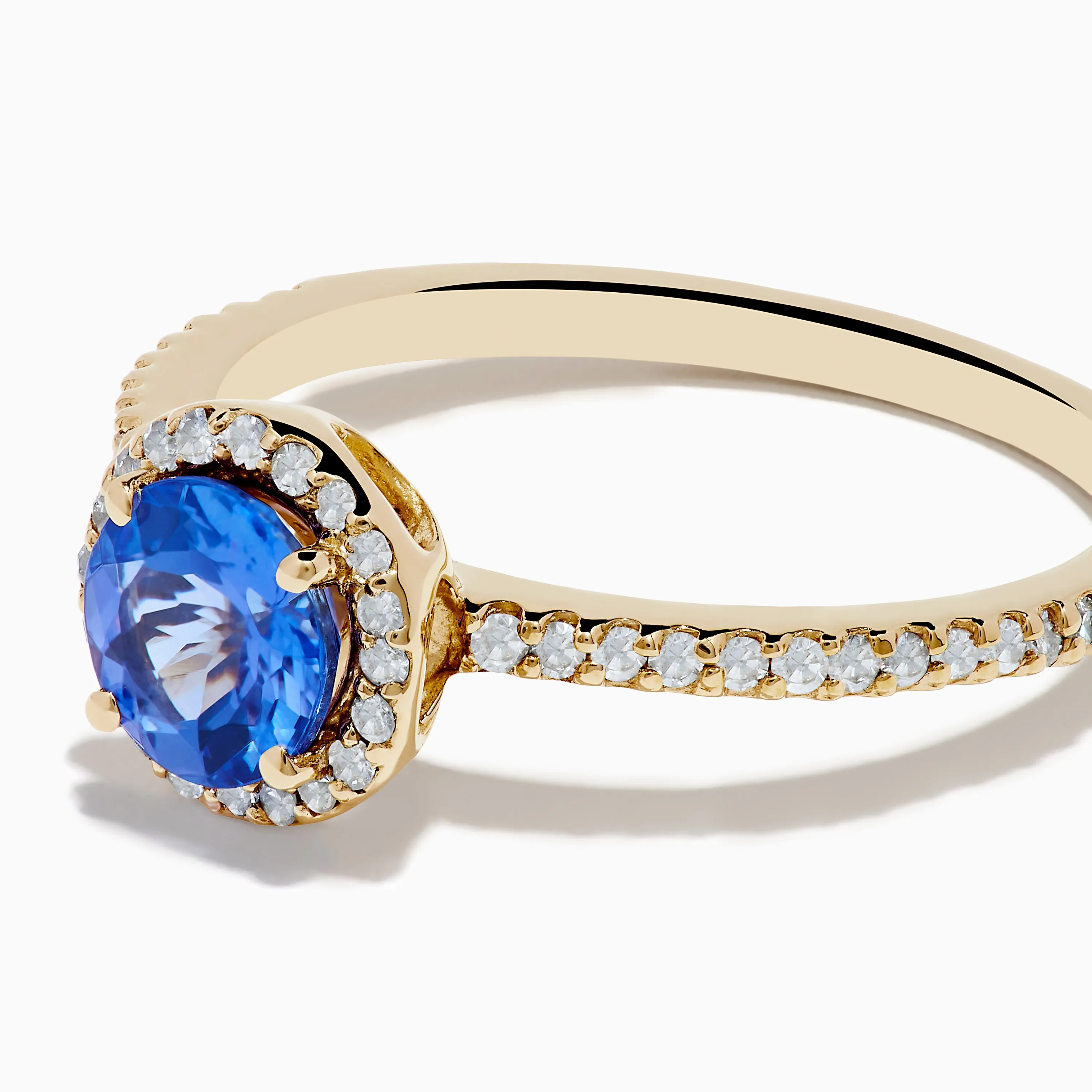 Nahla 14K Yellow Gold Tanzanite and Diamond Ring sold by Effy product image thumbnail 2