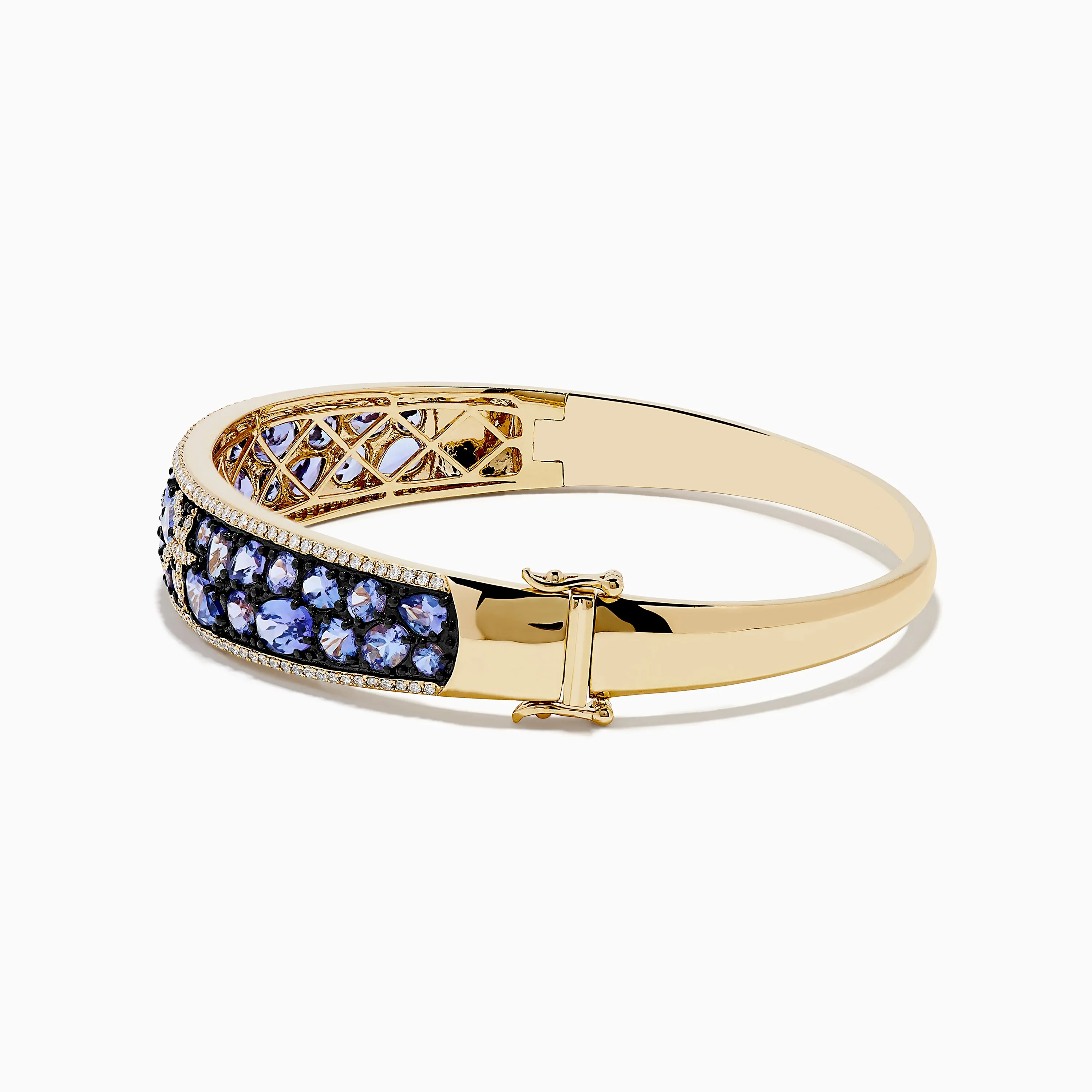 14K Yellow Gold Tanzanite & Diamond Starfish Bangle sold by Effy product image thumbnail 4