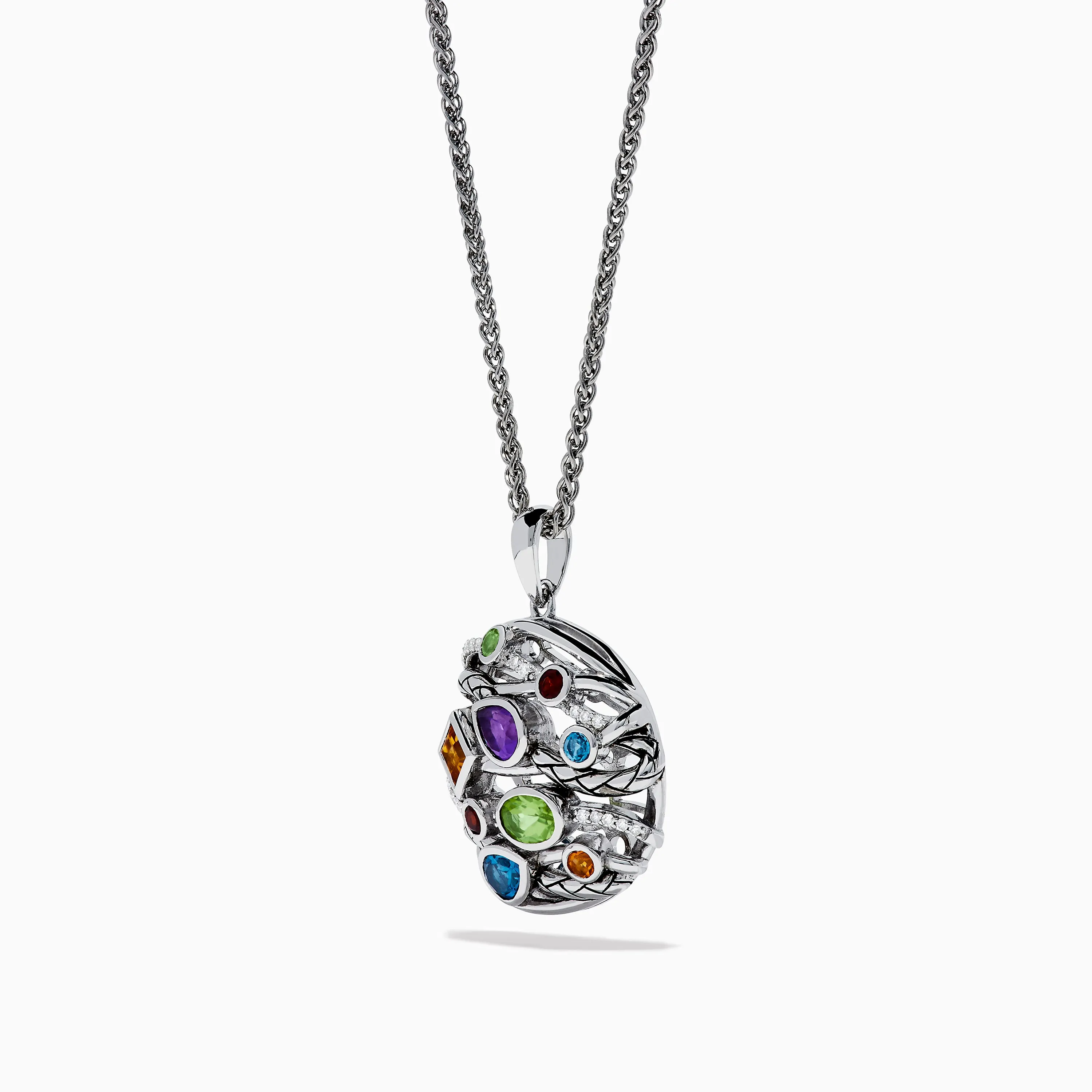 Mosaic 925 Sterling Silver Diamond sold by Effy product image thumbnail 4