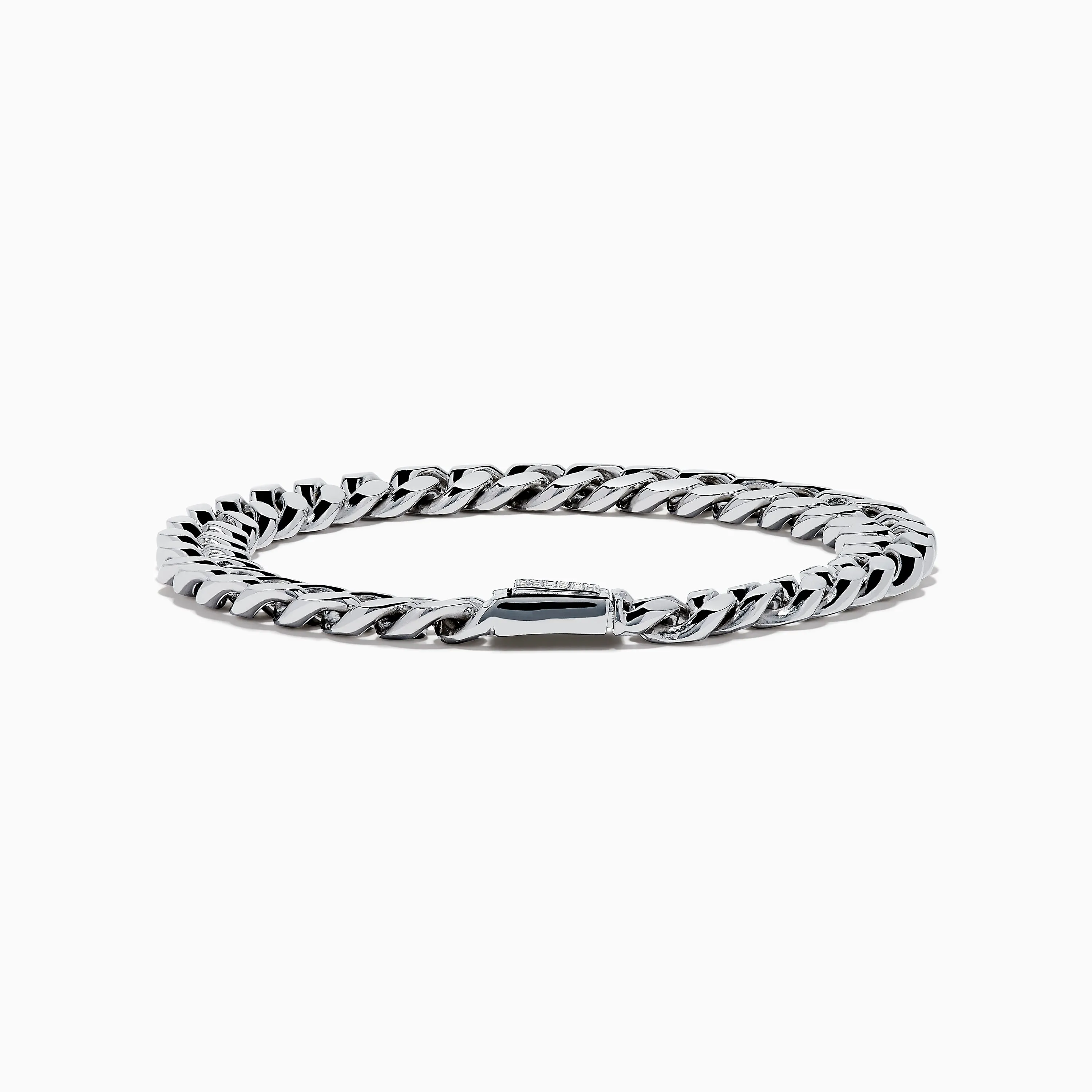 Men's 925 Sterling Silver Diamond Chain Bracelet sold by Effy