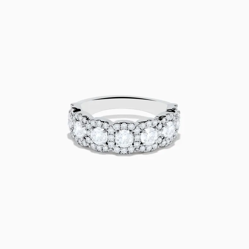 14K White Gold Diamond Ring sold by Effy
