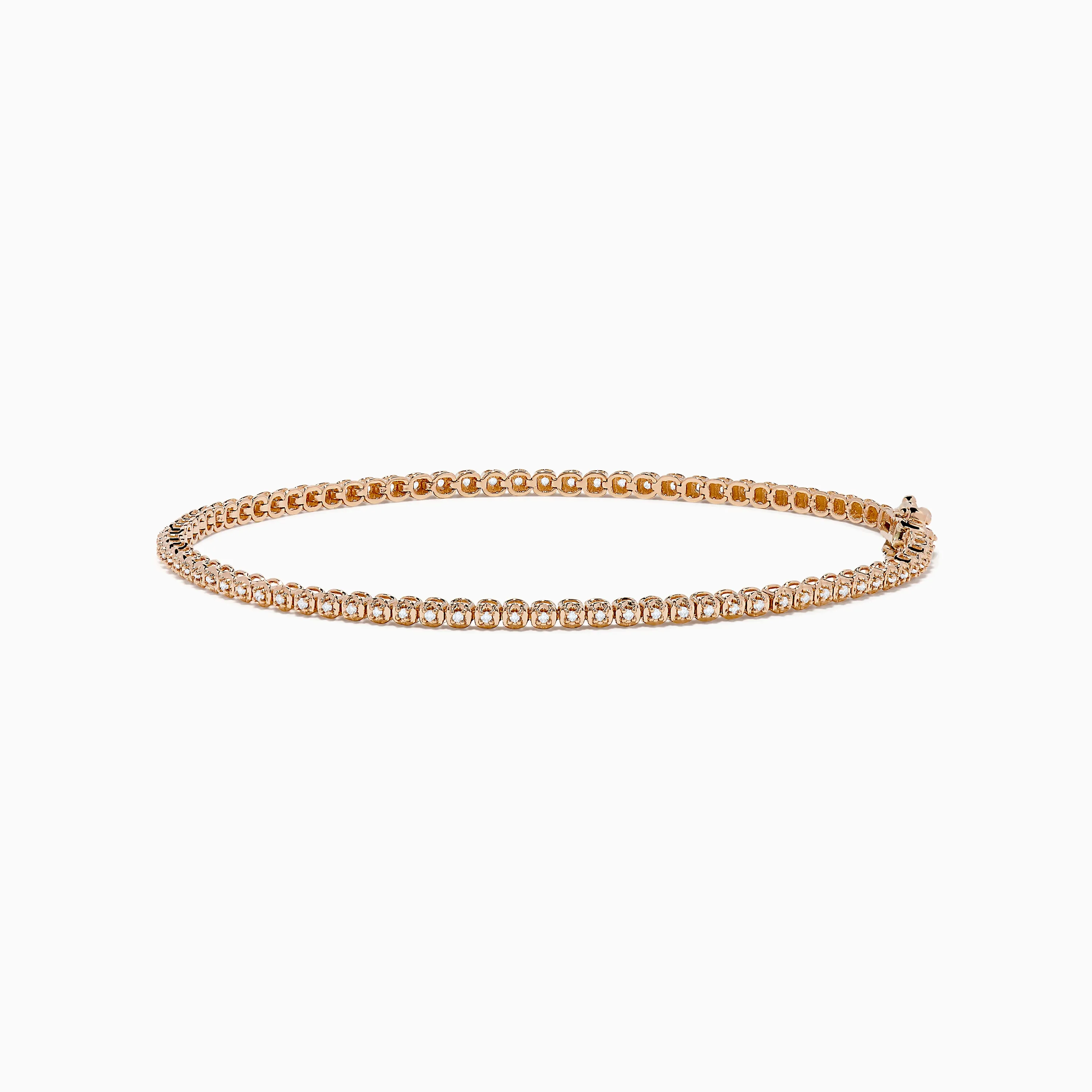 14K Rose Gold 0.25 Ct. Diamond Tennis Bracelet sold by Effy