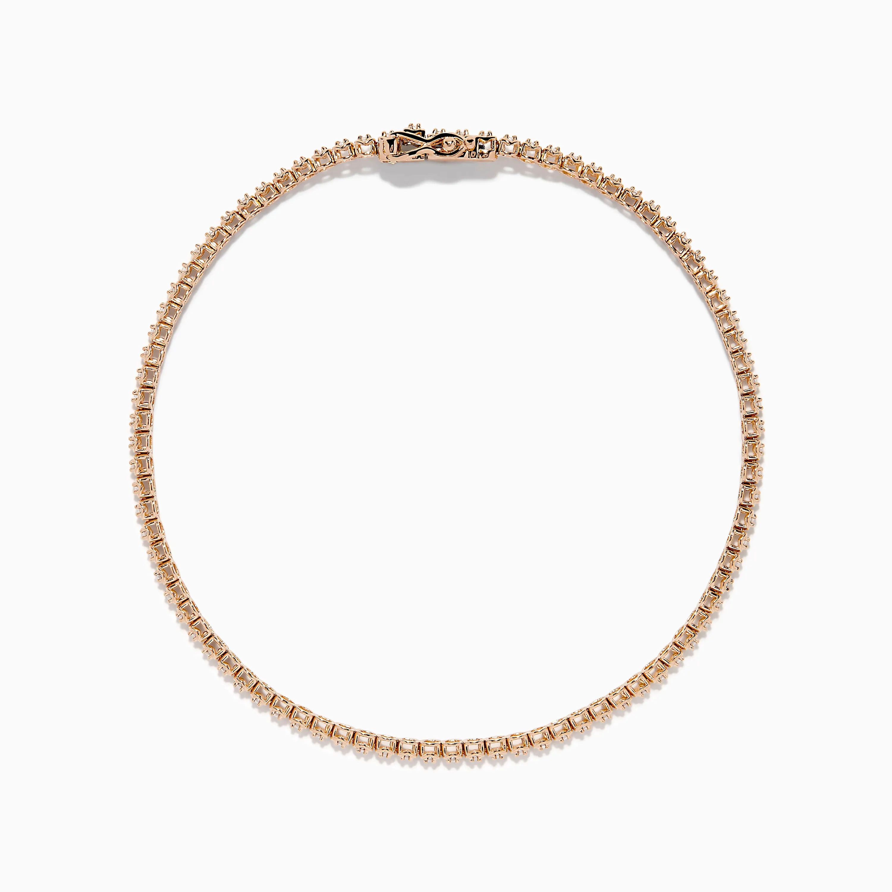 14K Rose Gold 0.25 Ct. Diamond Tennis Bracelet sold by Effy product image thumbnail 3