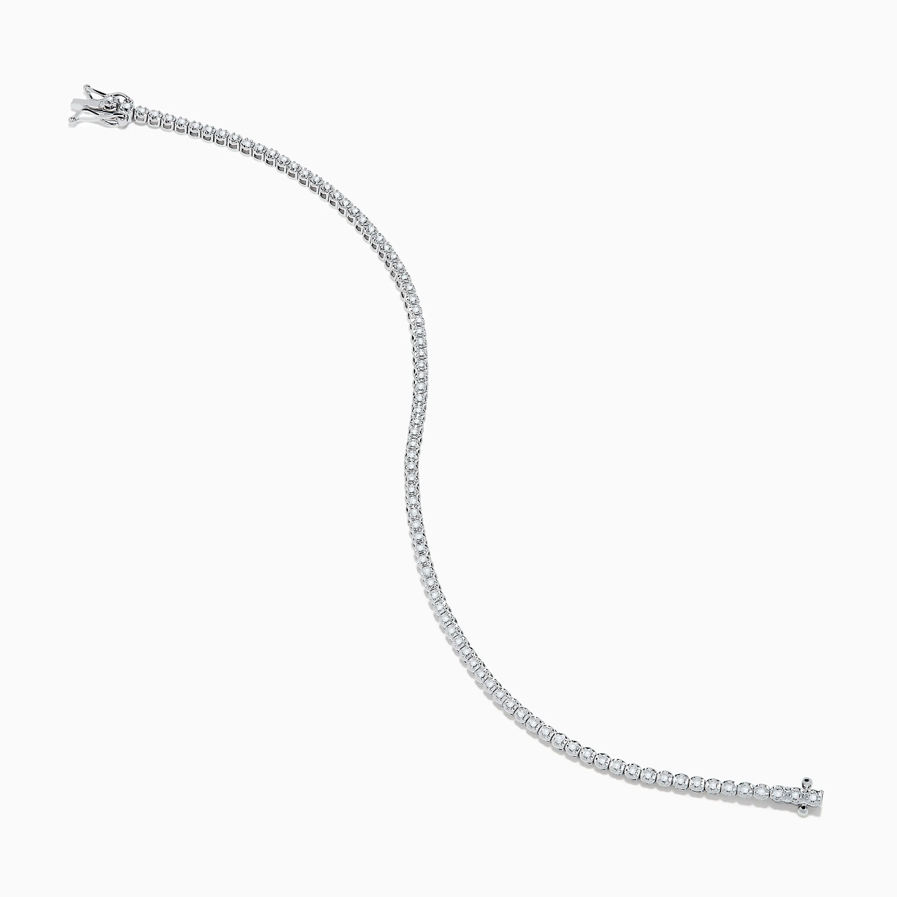 14K White Gold 0.25 Ct. Diamond Tennis Bracelet sold by Effy product image thumbnail 2