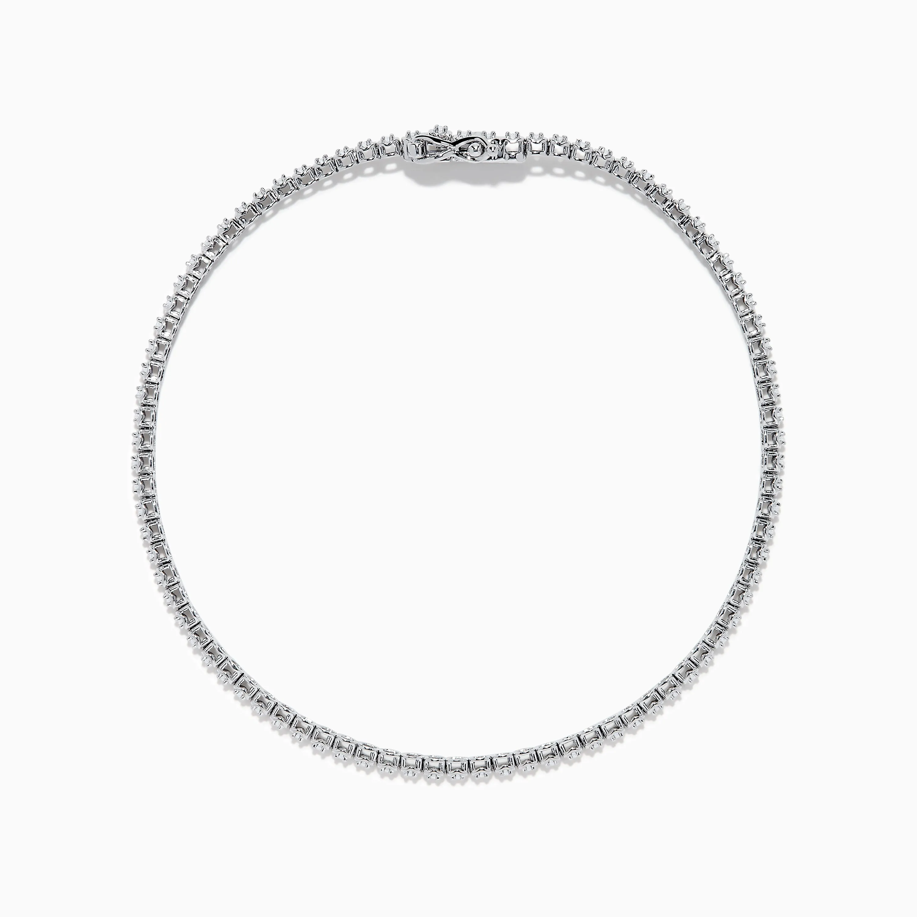 14K White Gold 0.25 Ct. Diamond Tennis Bracelet sold by Effy product image thumbnail 3